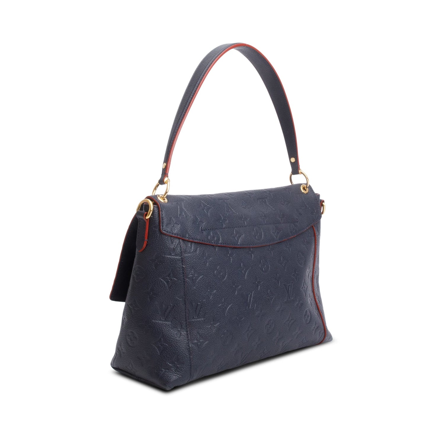 Louis Vuitton Navy Empreinte Blanche MM