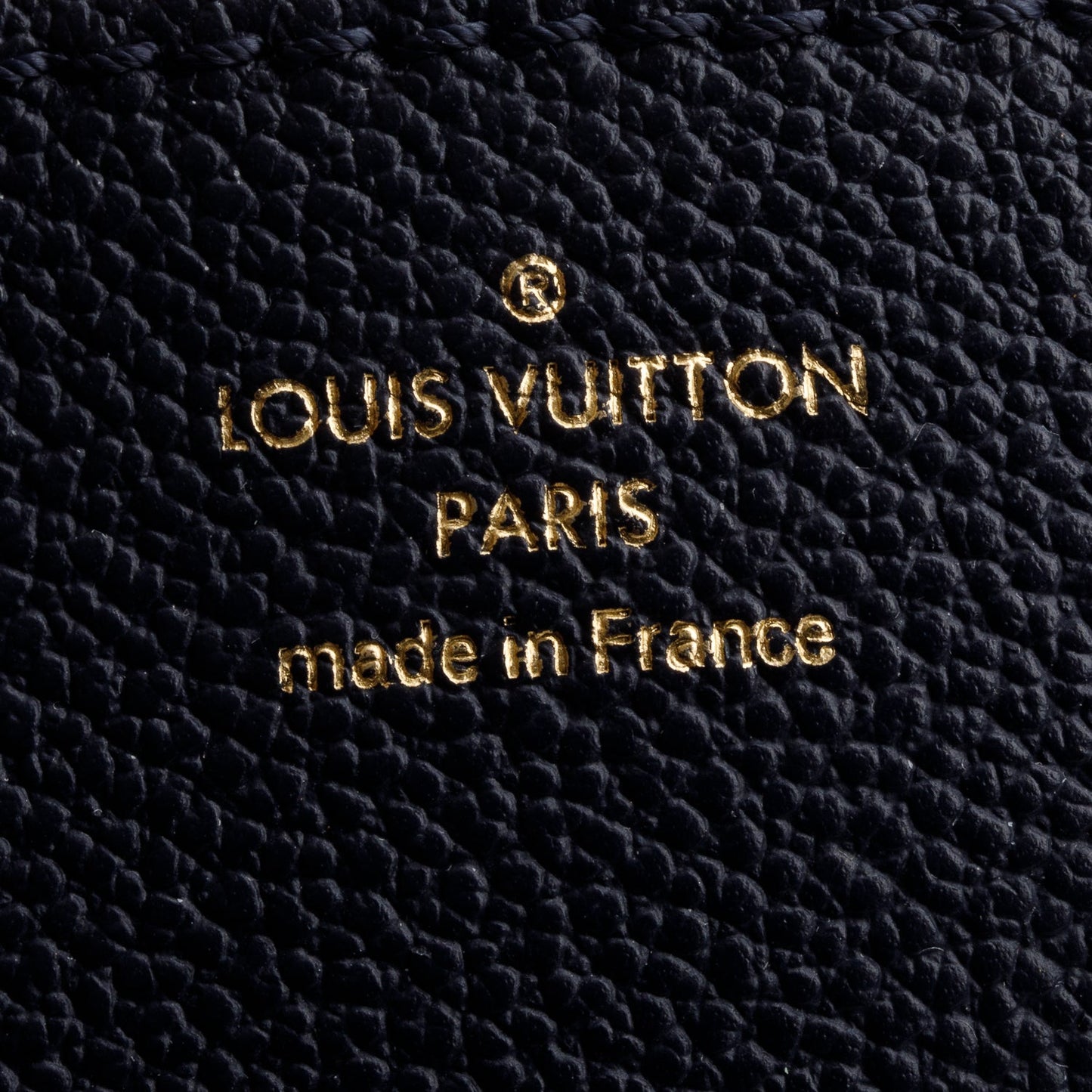 Louis Vuitton Navy Empreinte Blanche MM