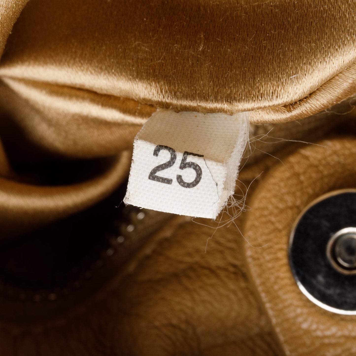 Prada Brown Vitello Daino Whipstitch Chain Hobo