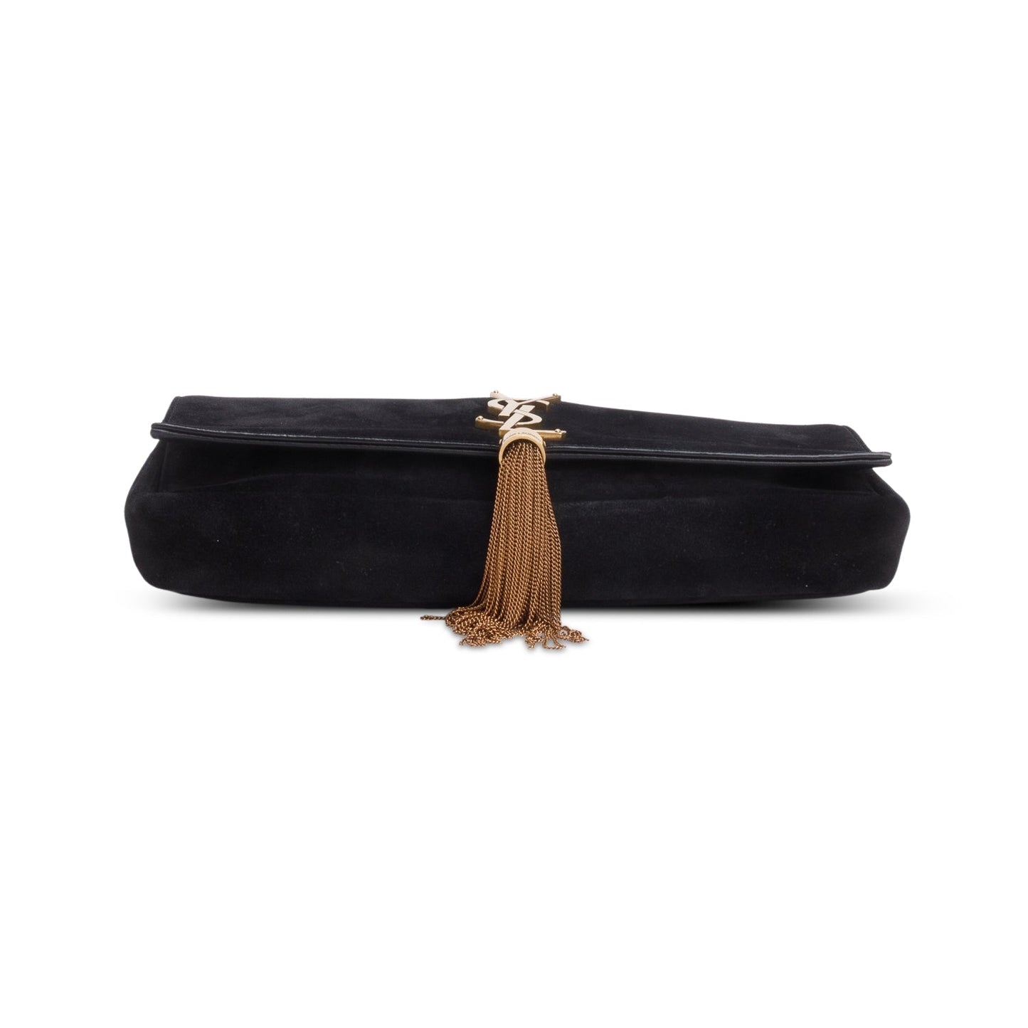Saint Laurent 2020 Black Suede Kate Tassel 99 Baguette Bag