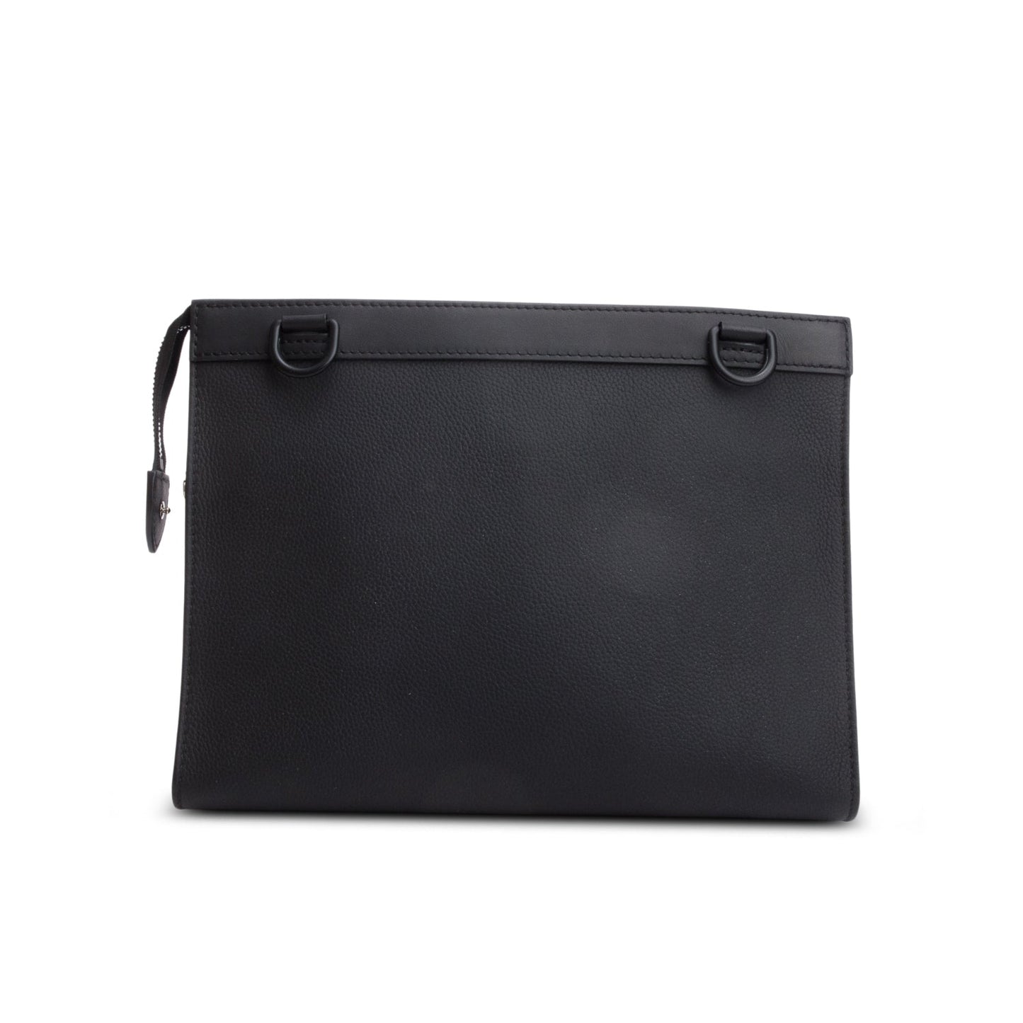Louis Vuitton Black LV Aerogram Calfskin Leather Messenger Voyage