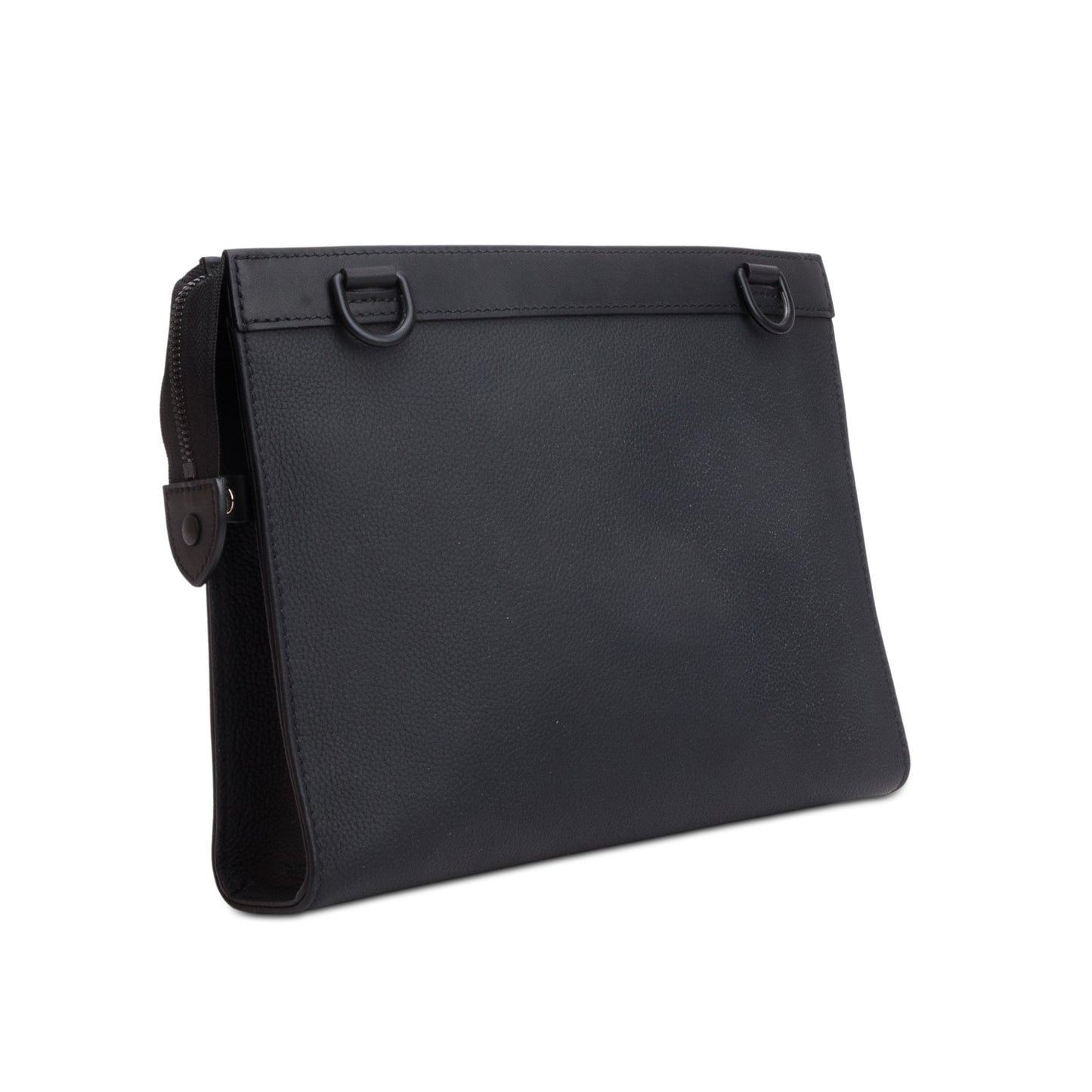 Louis Vuitton Black LV Aerogram Calfskin Leather Messenger Voyage