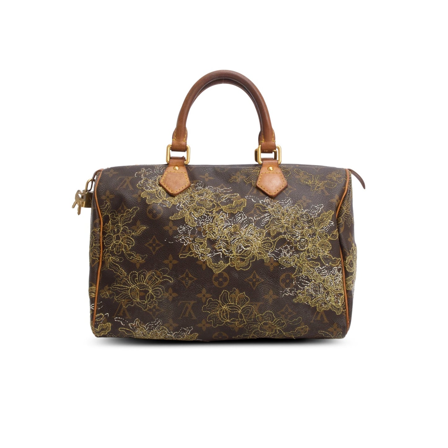 Louis Vuitton Gold Monogram Dentelle Speedy 30