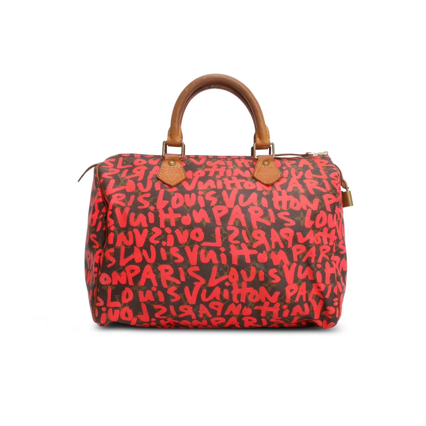 Louis Vuitton Pink Monogram Graffiti Speedy 30