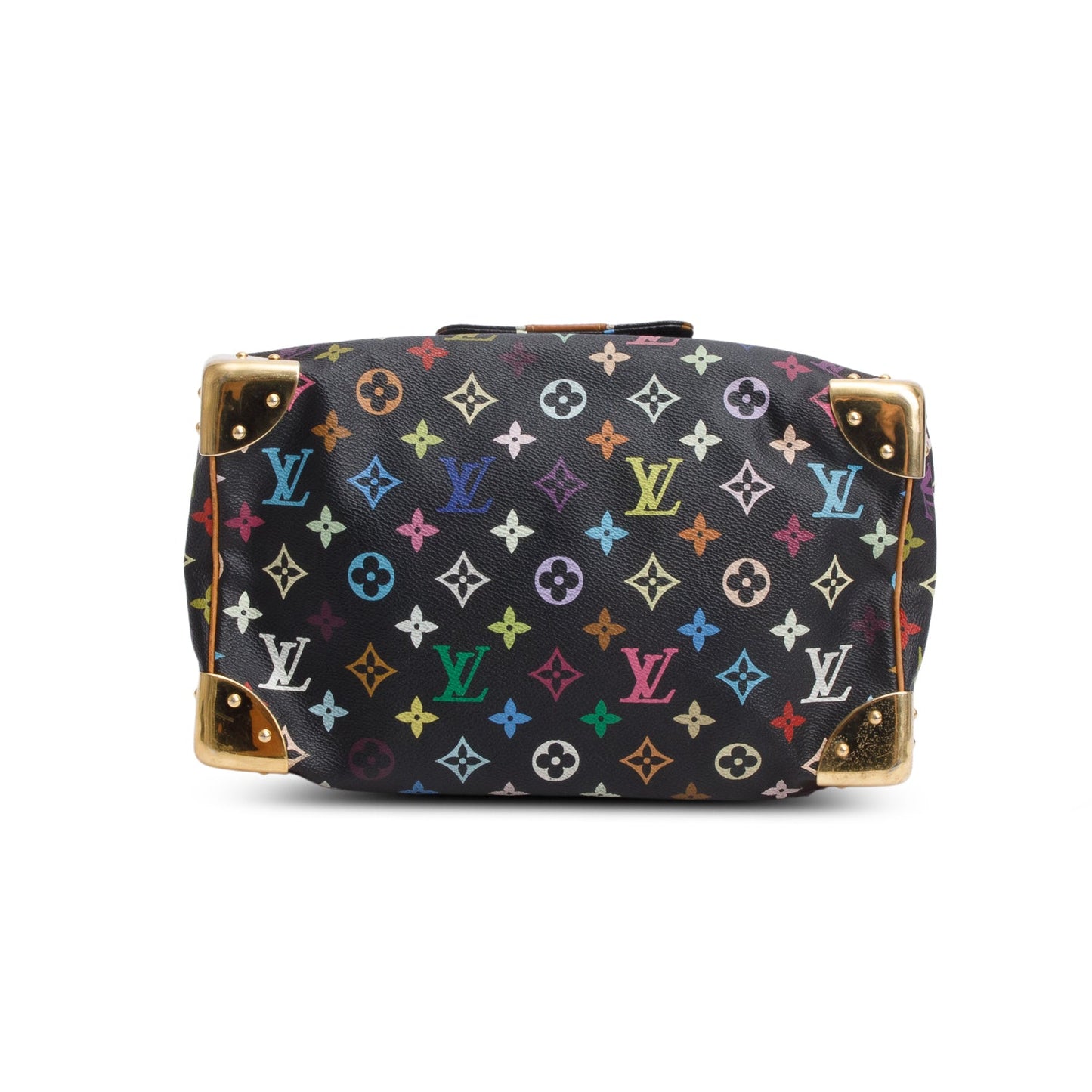 Louis Vuitton Black Monogram Multicolor Speedy 30