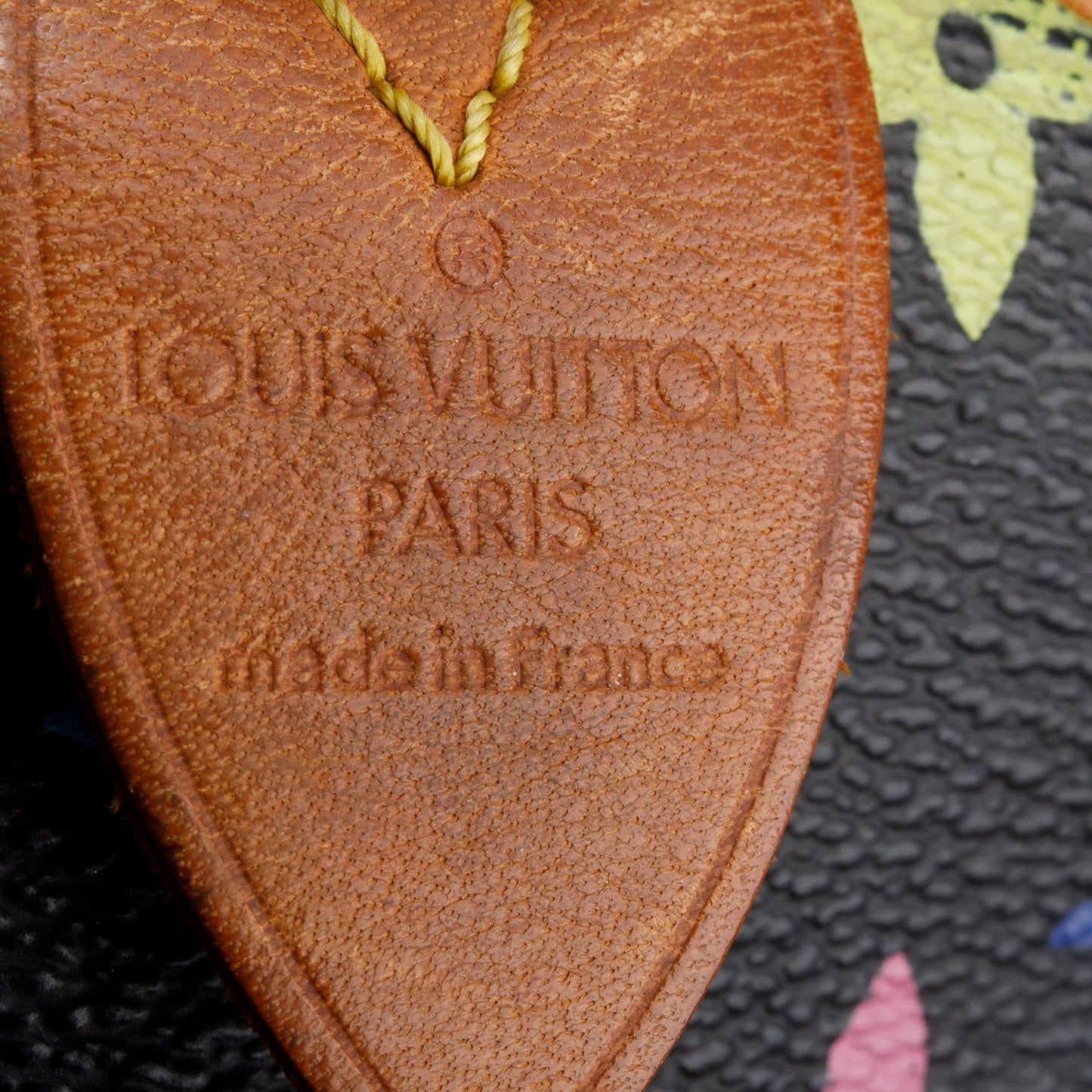 Louis Vuitton Black Monogram Multicolor Speedy 30
