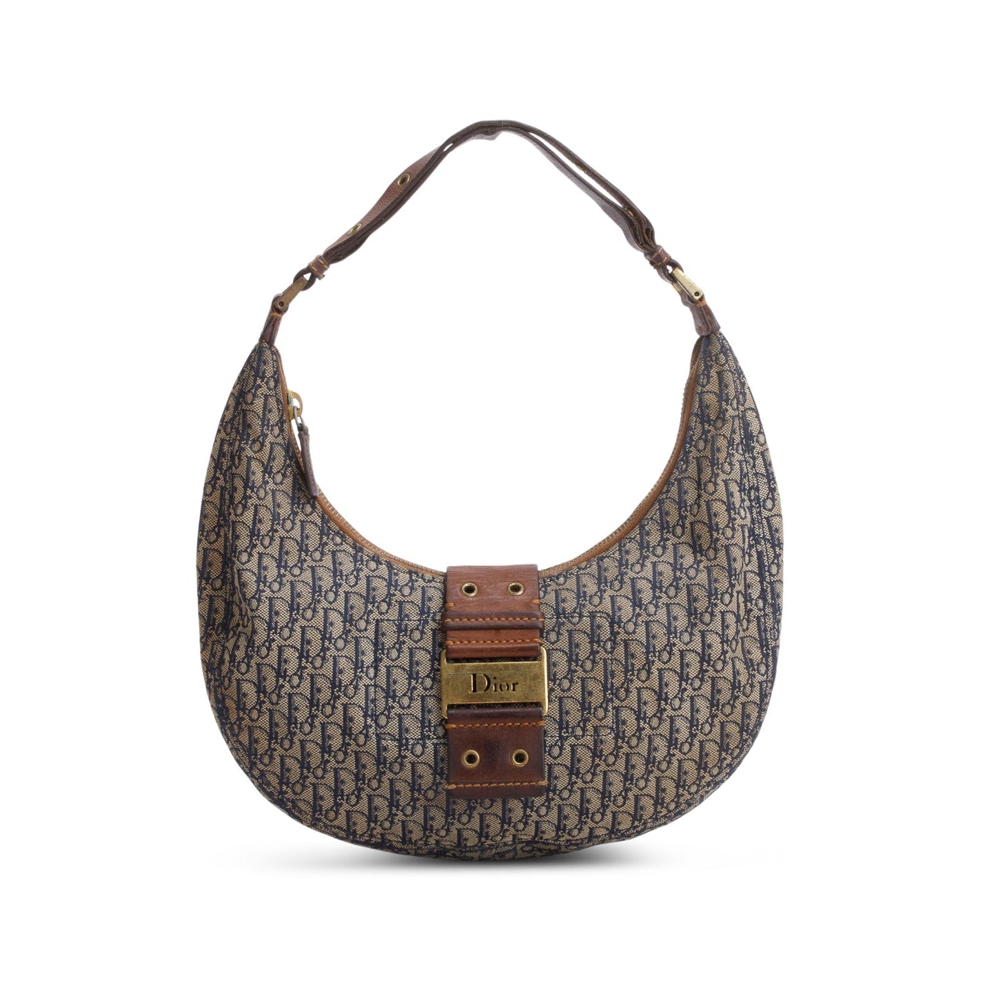 Christian Dior Navy Monogram Street Chic Hobo