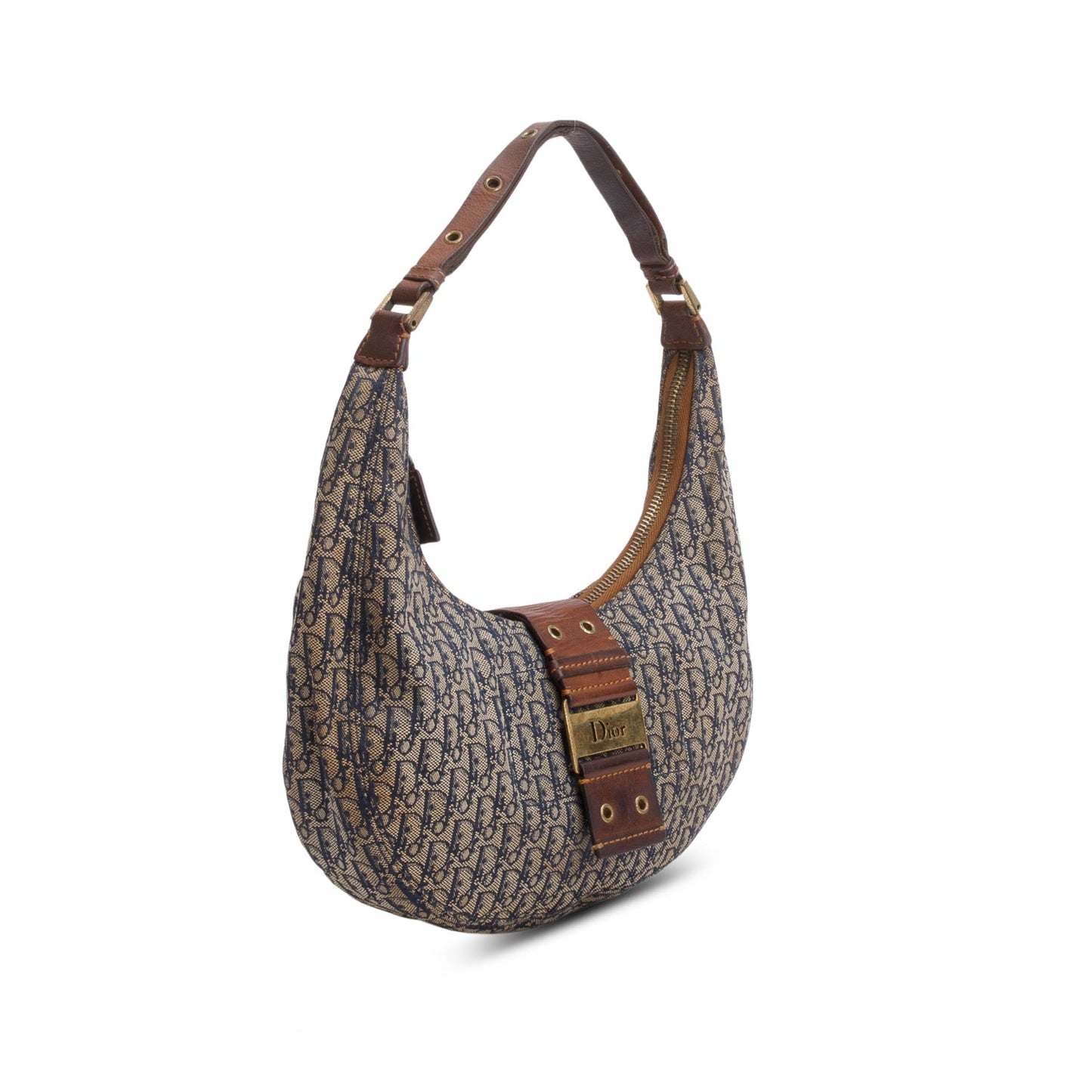 Christian Dior Navy Monogram Street Chic Hobo