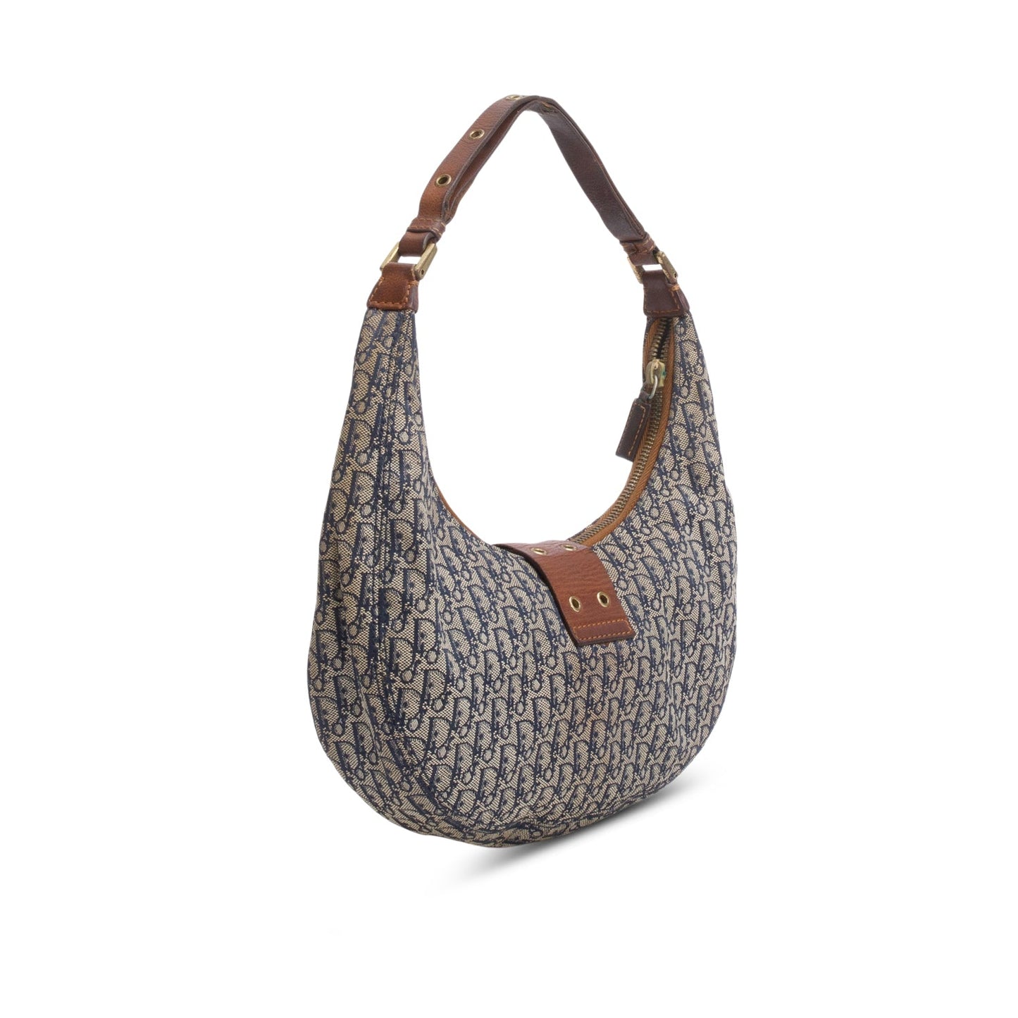 Christian Dior Navy Monogram Street Chic Hobo