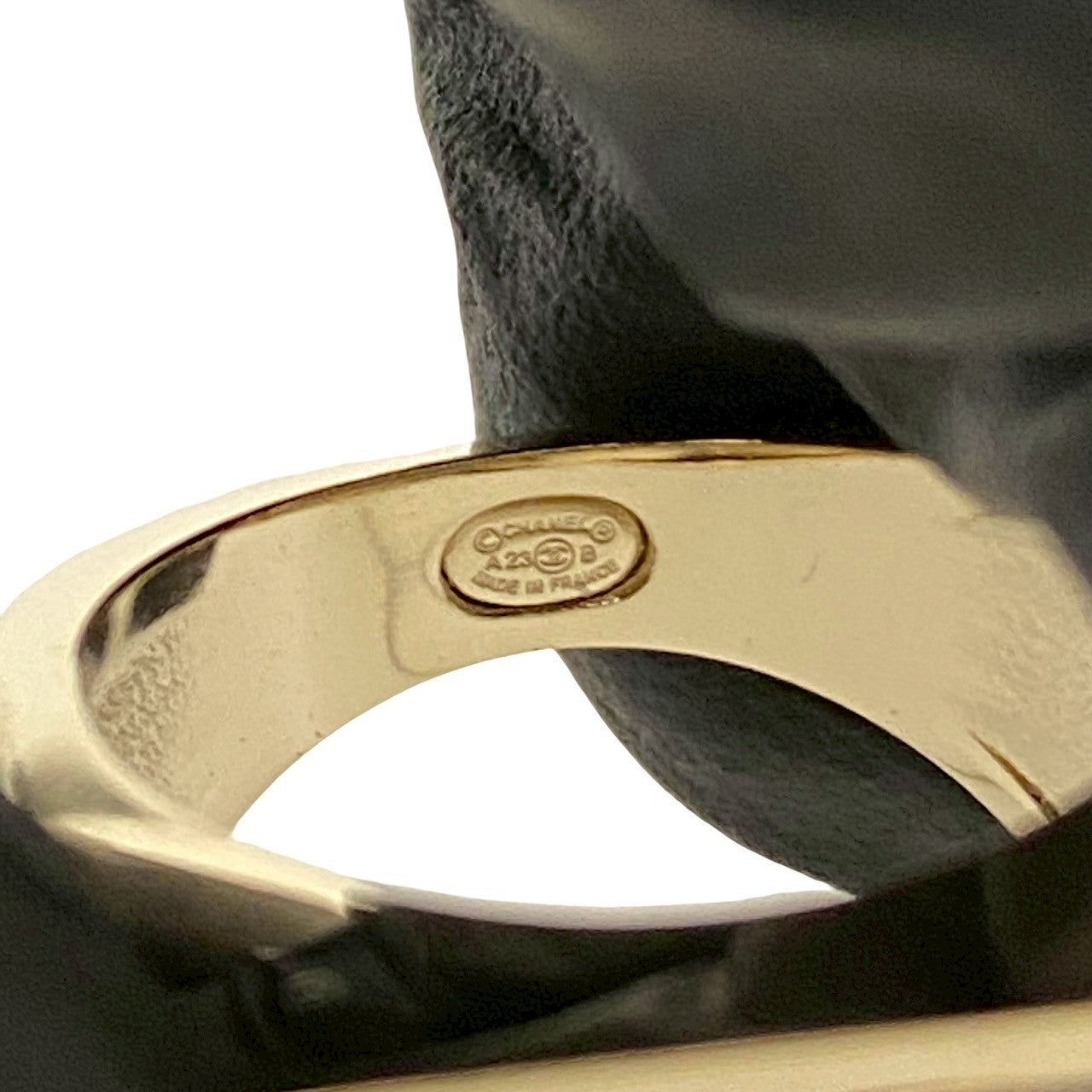 CHANEL Ring alloy Silver