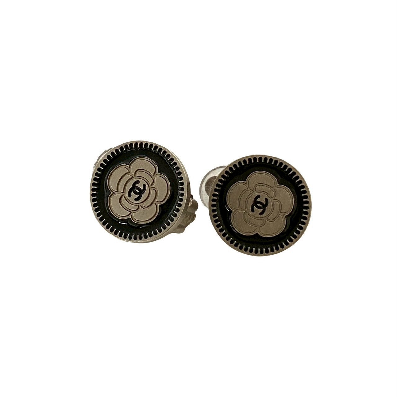CHANEL Earring alloy Silver