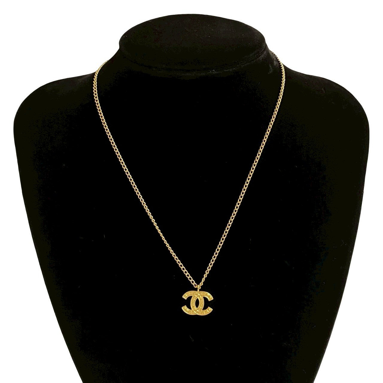 CHANEL Necklace Gold Plated gold