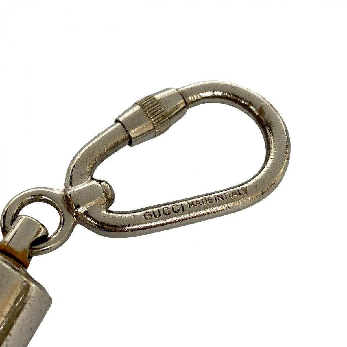 GUCCI key ring metal Silver