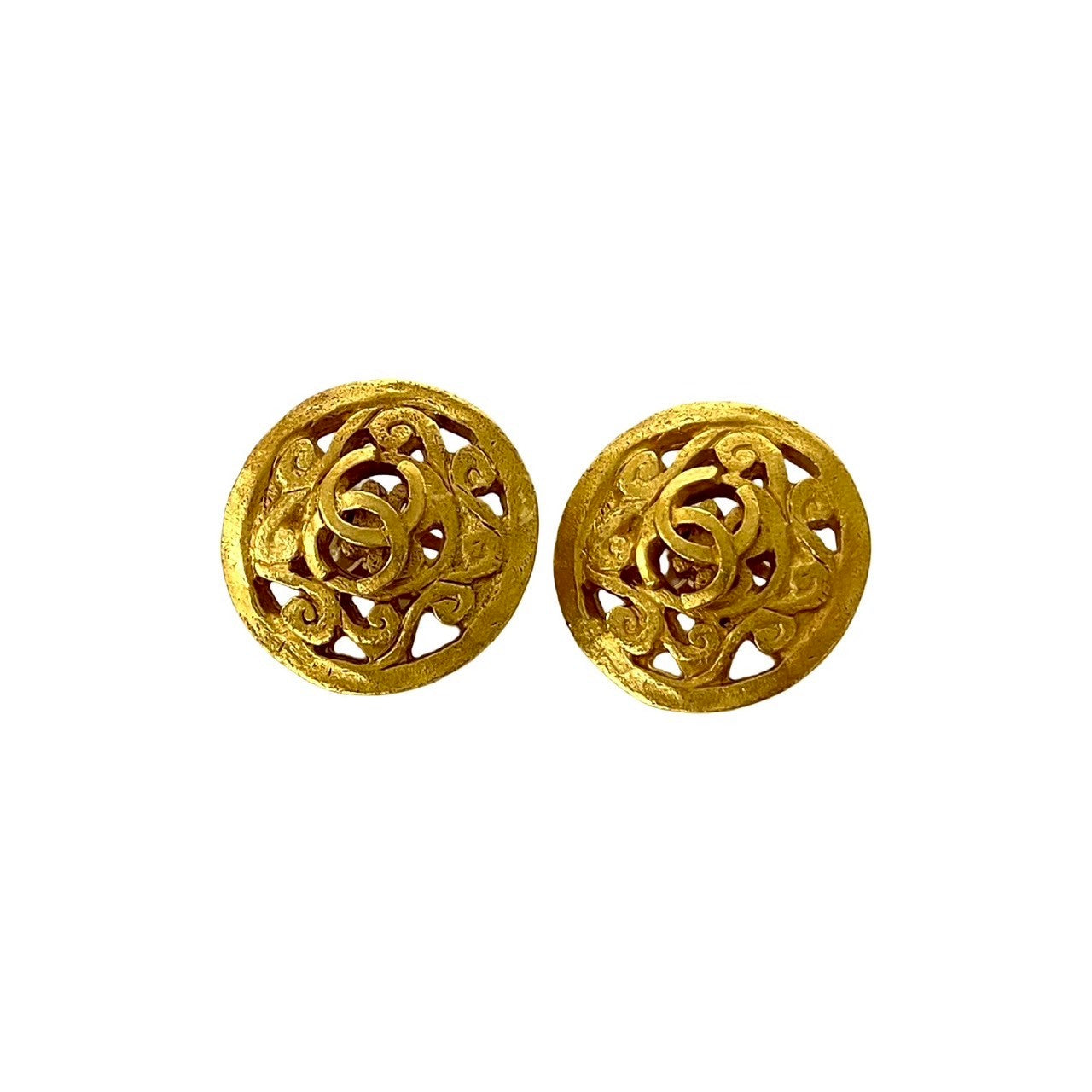 CHANEL Earring Gold Plated gold