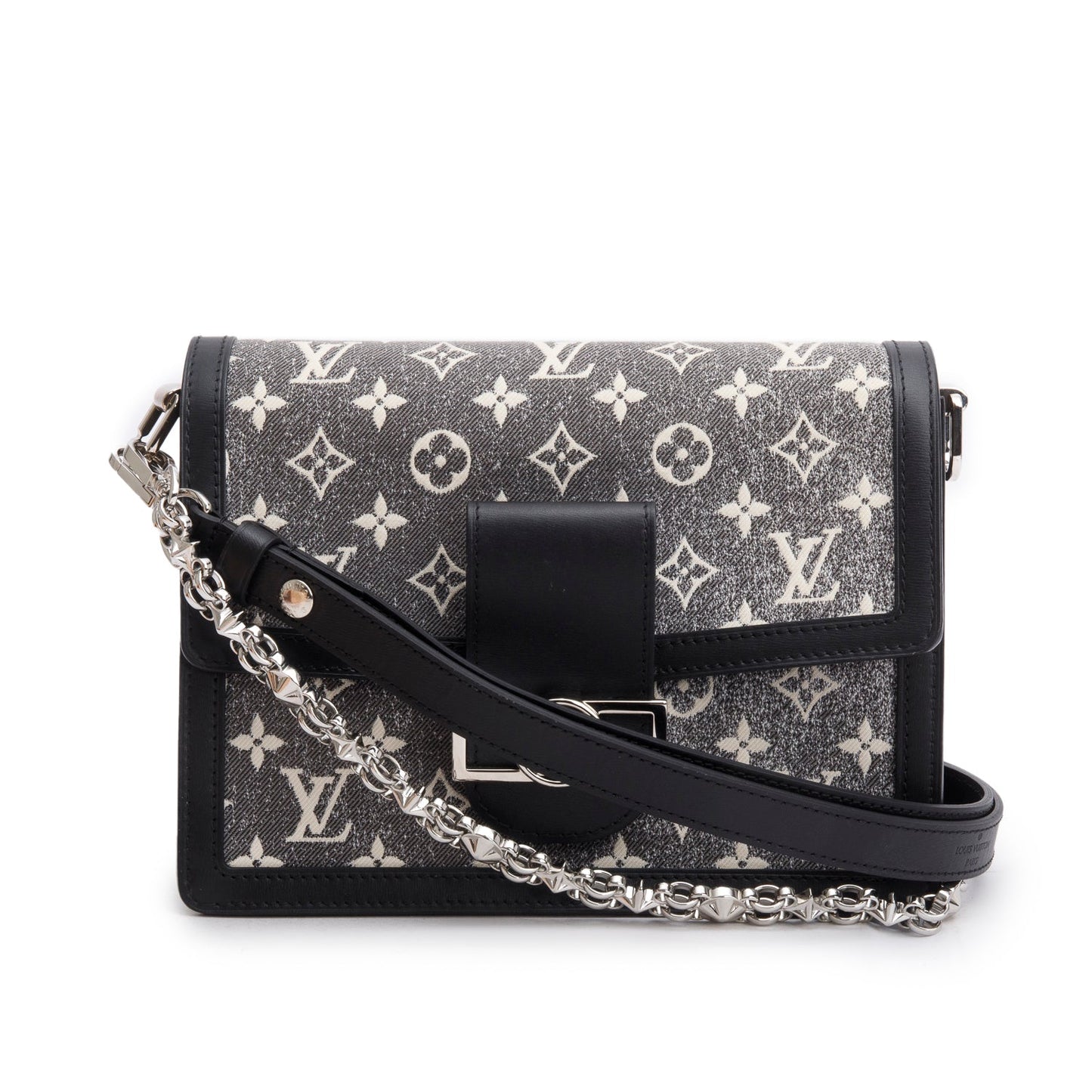 Louis Vuitton 2022 Denim Monogram Jacquard Dauphine MM