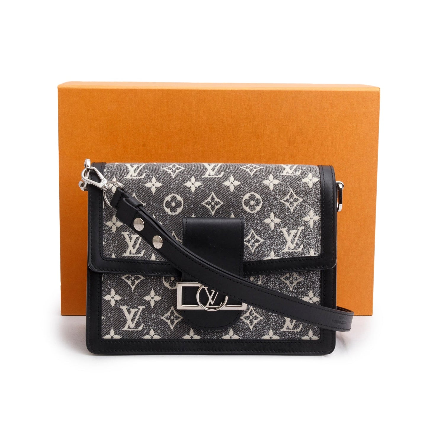 Louis Vuitton 2022 Denim Monogram Jacquard Dauphine MM
