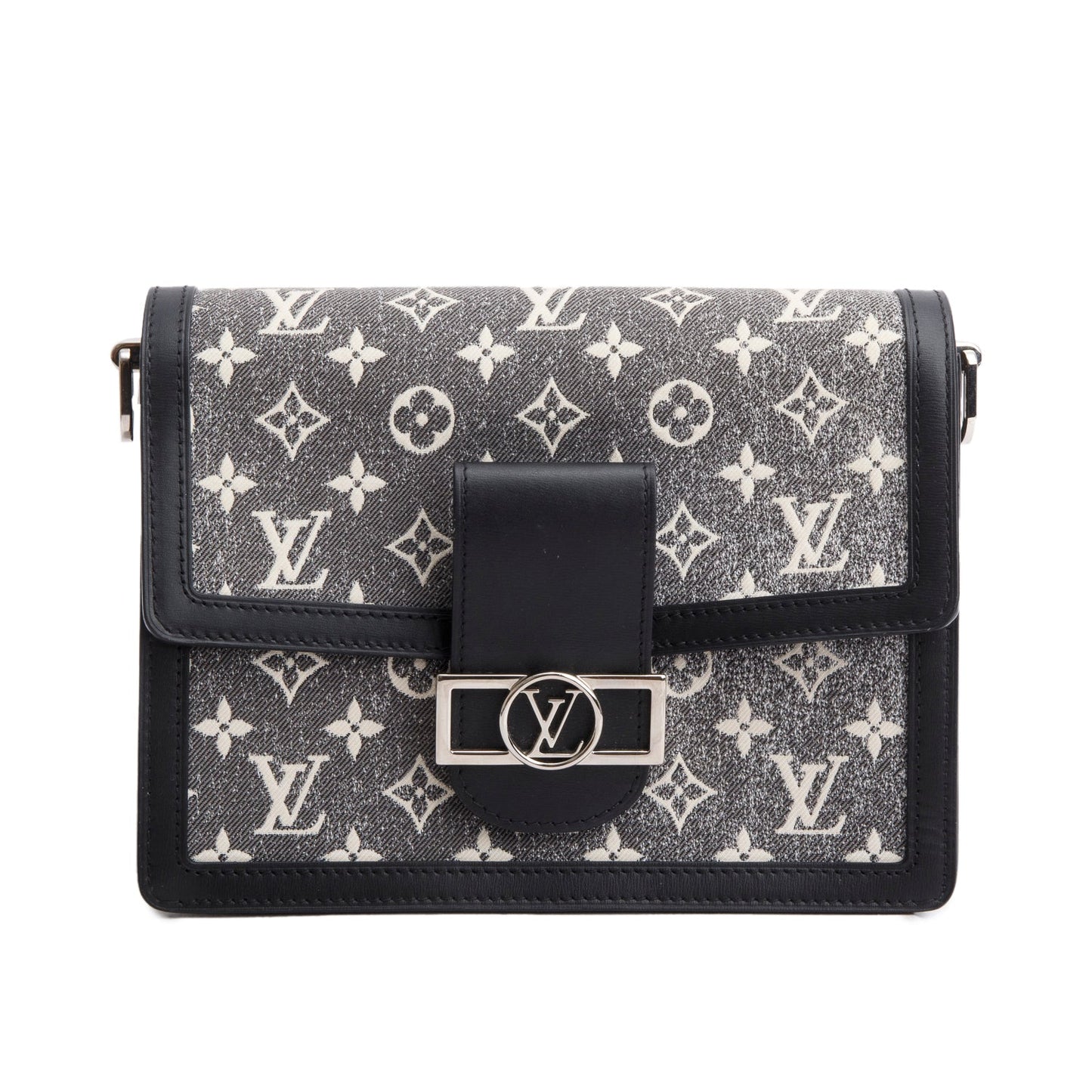 Louis Vuitton 2022 Denim Monogram Jacquard Dauphine MM