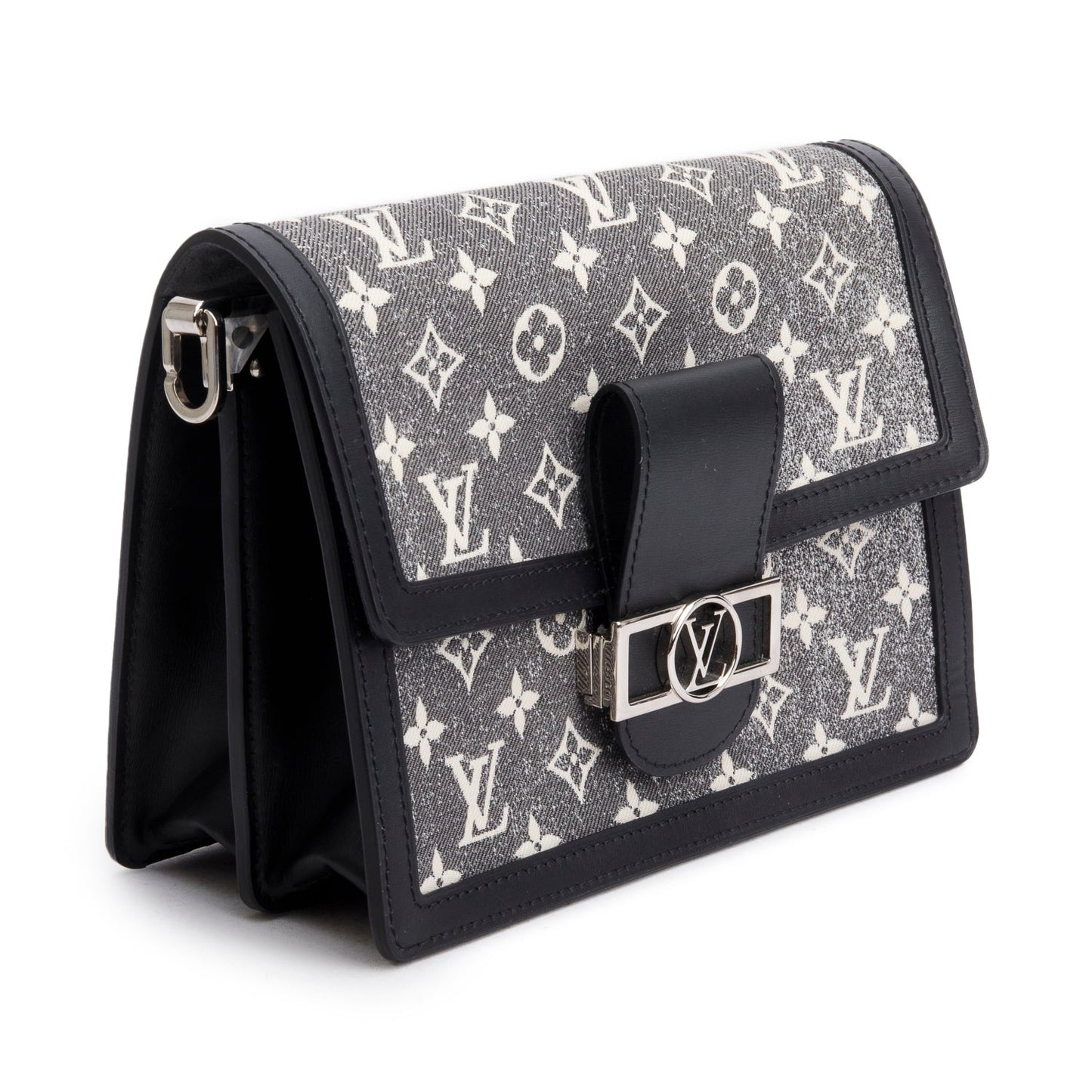 Louis Vuitton 2022 Denim Monogram Jacquard Dauphine MM