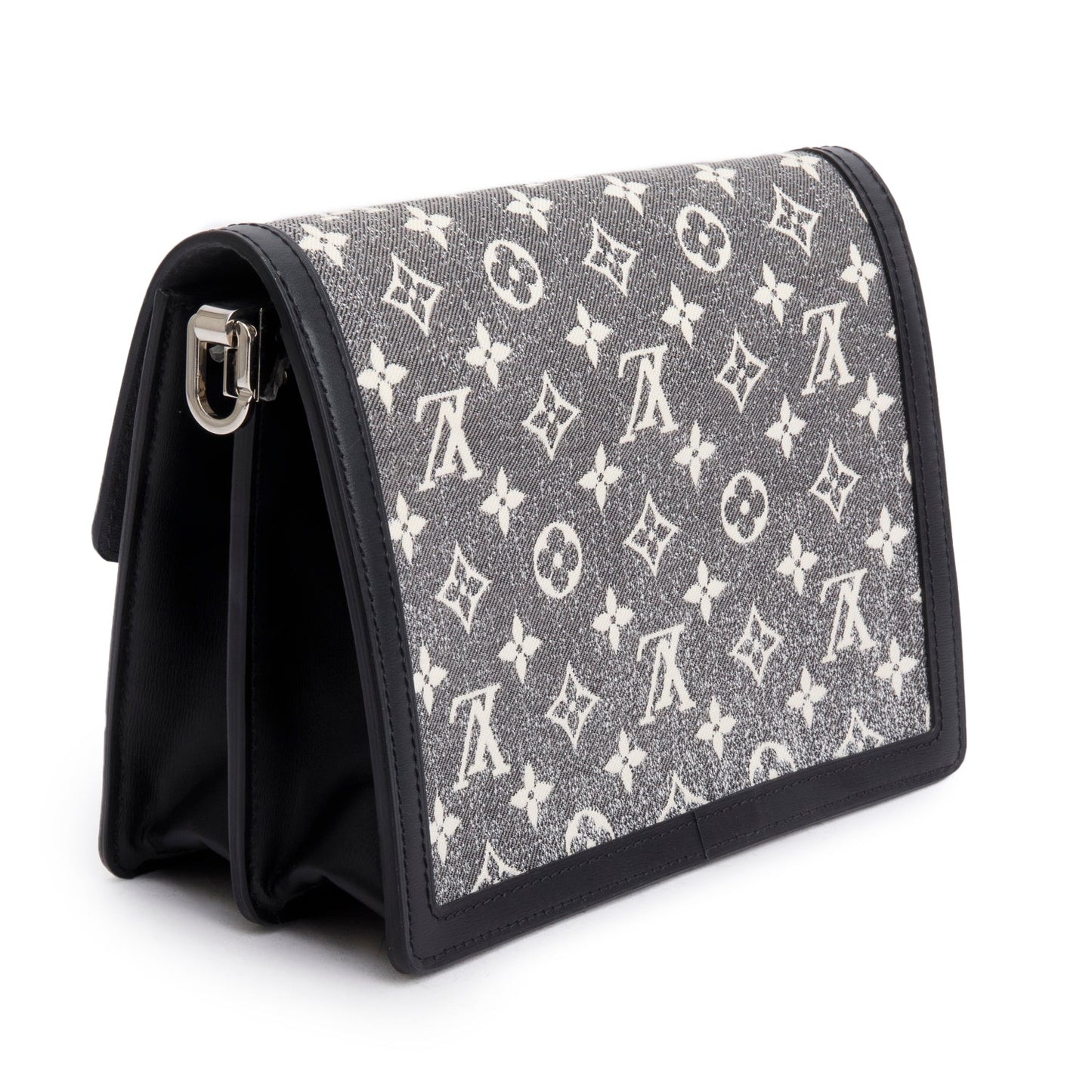 Louis Vuitton 2022 Denim Monogram Jacquard Dauphine MM