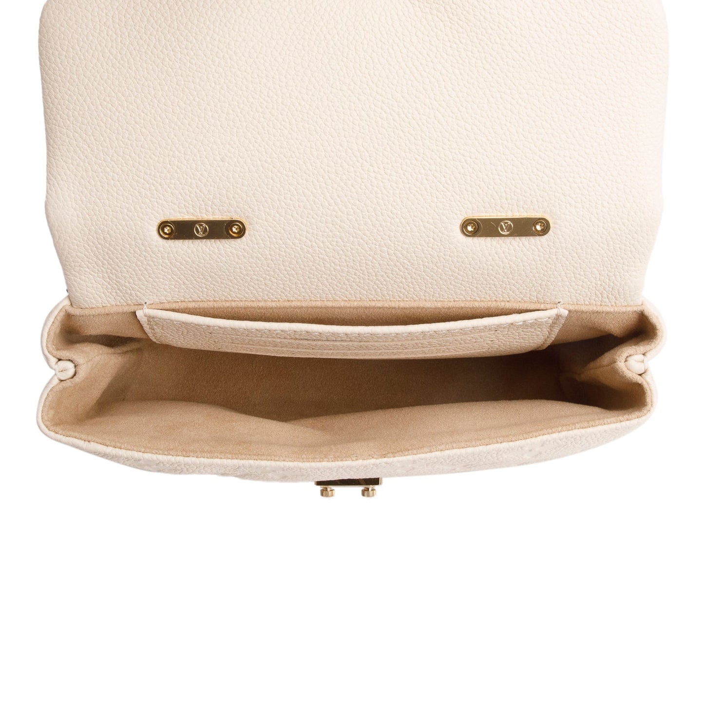 Louis Vuitton 2025 Creme Monogram Empreinte Leather Nano Madeleine