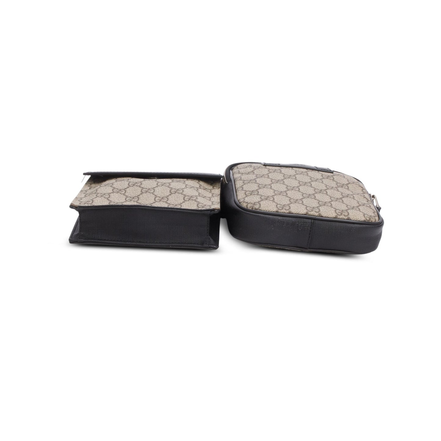 Gucci 2020 GG Supreme Web Double Belt Bag