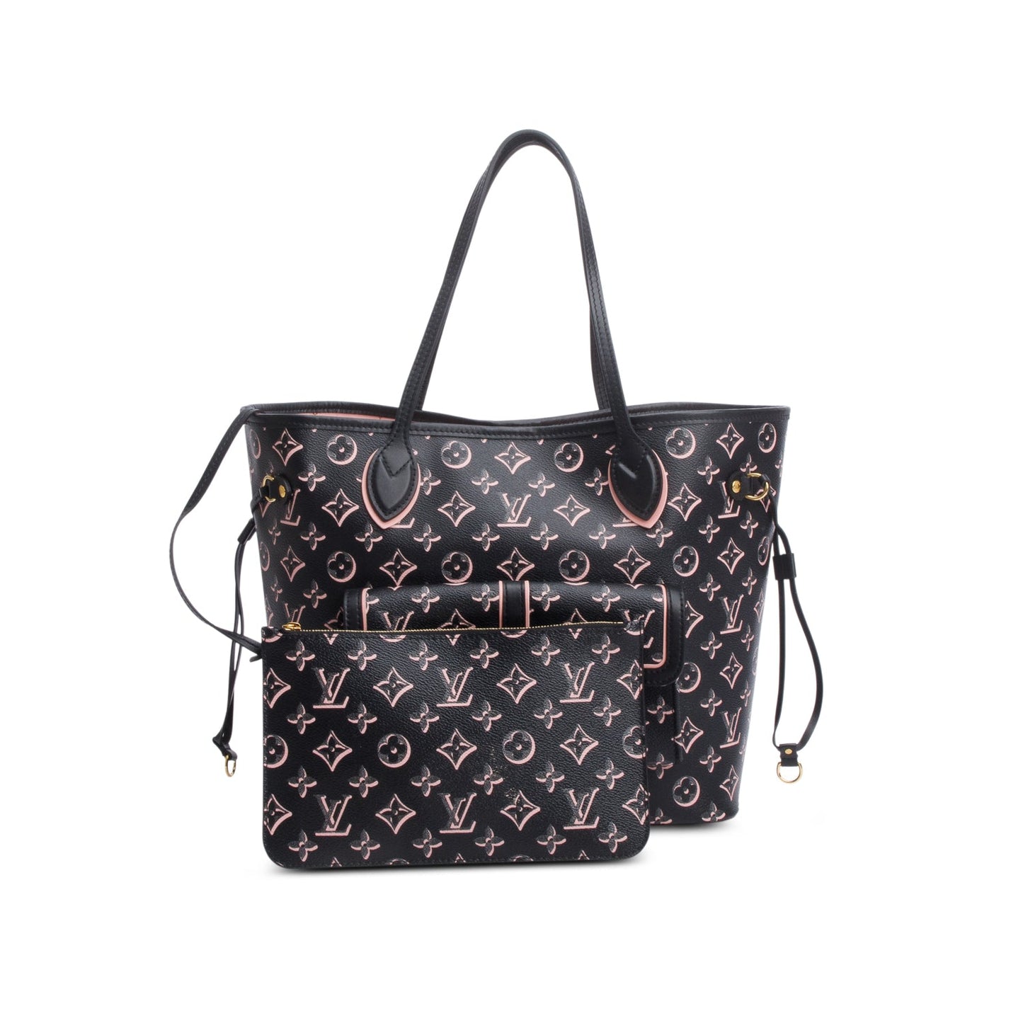 Louis Vuitton Black Monogram Fall for You Neverfull MM