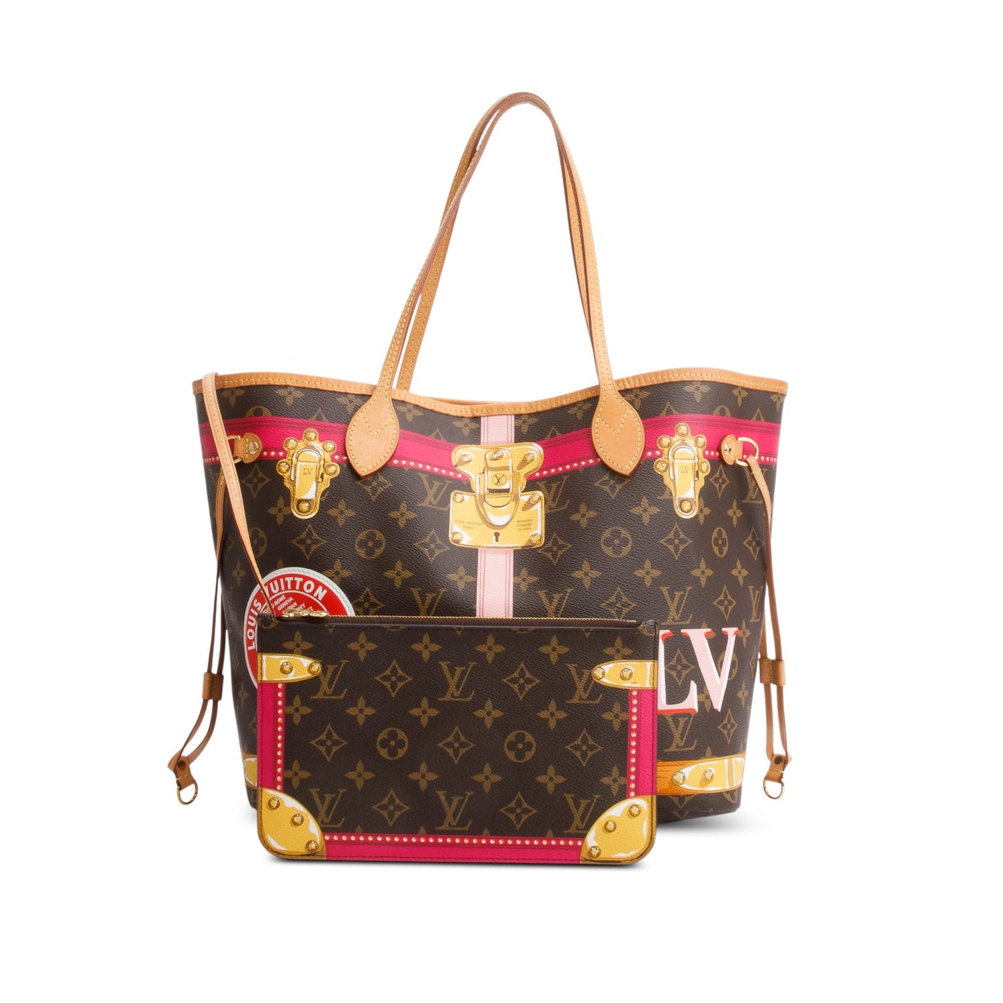 Louis Vuitton Monogram Summer Trunks Neo Neverfull MM