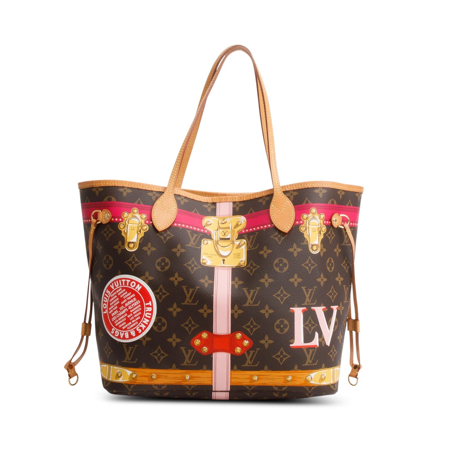 Louis Vuitton Monogram Summer Trunks Neo Neverfull MM