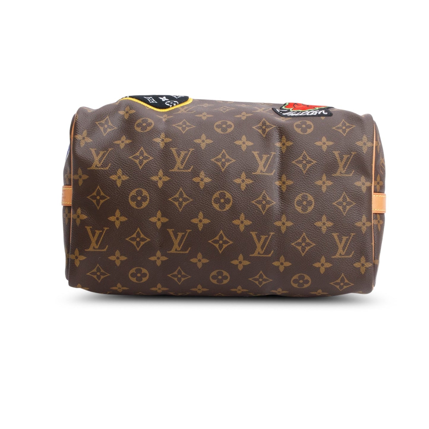 Louis Vuitton Monogram Patches Speedy Bandouliere 30