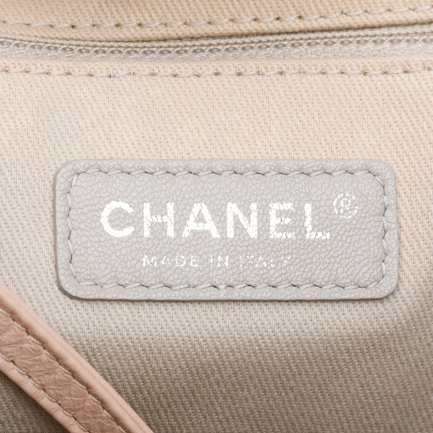 Chanel Pink Glazed Calfskin Small Deauville Tote