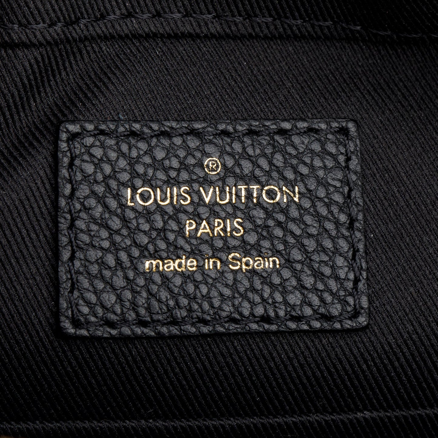 Louis Vuitton Black Monogram Saintonge Crossbody