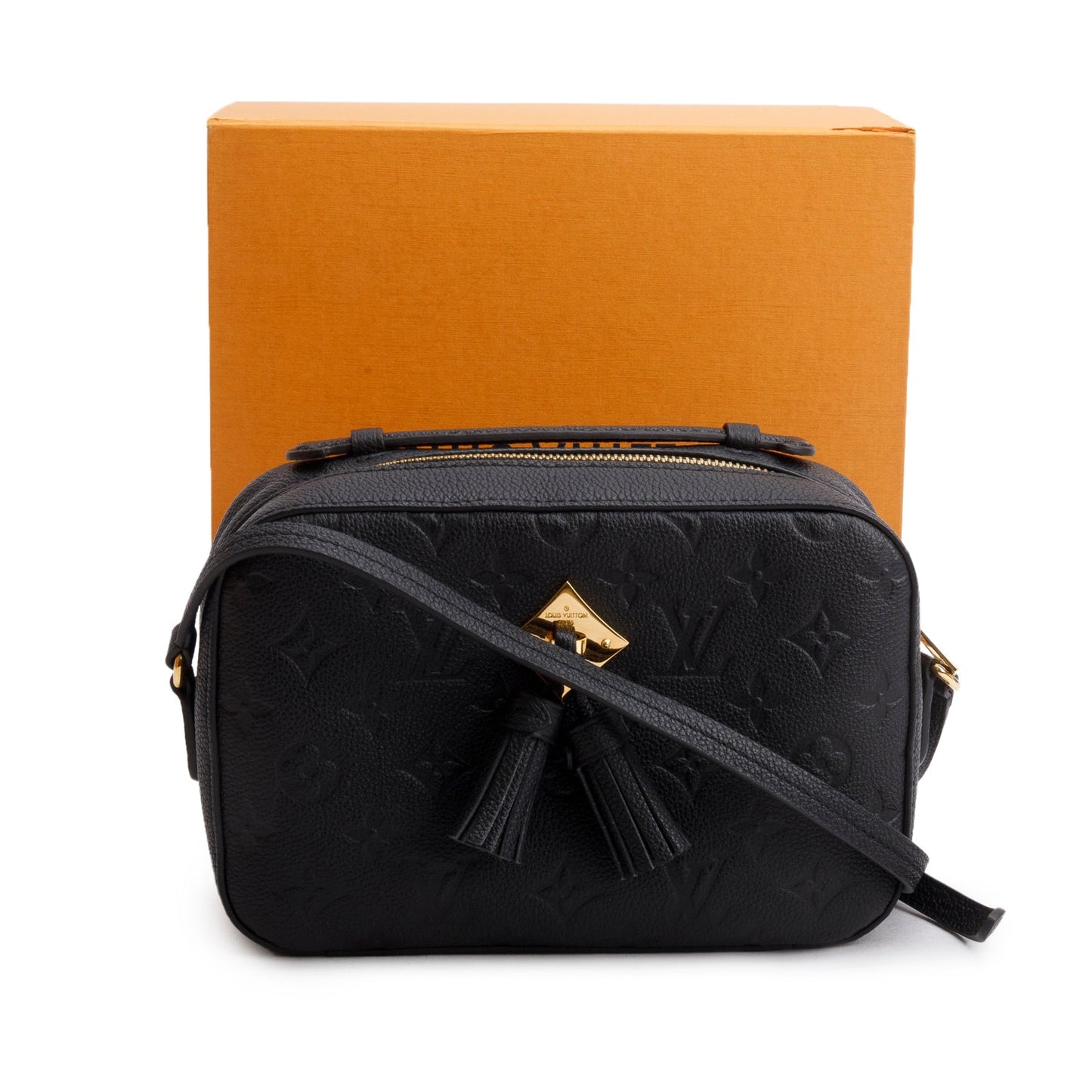 Louis Vuitton Black Monogram Saintonge Crossbody