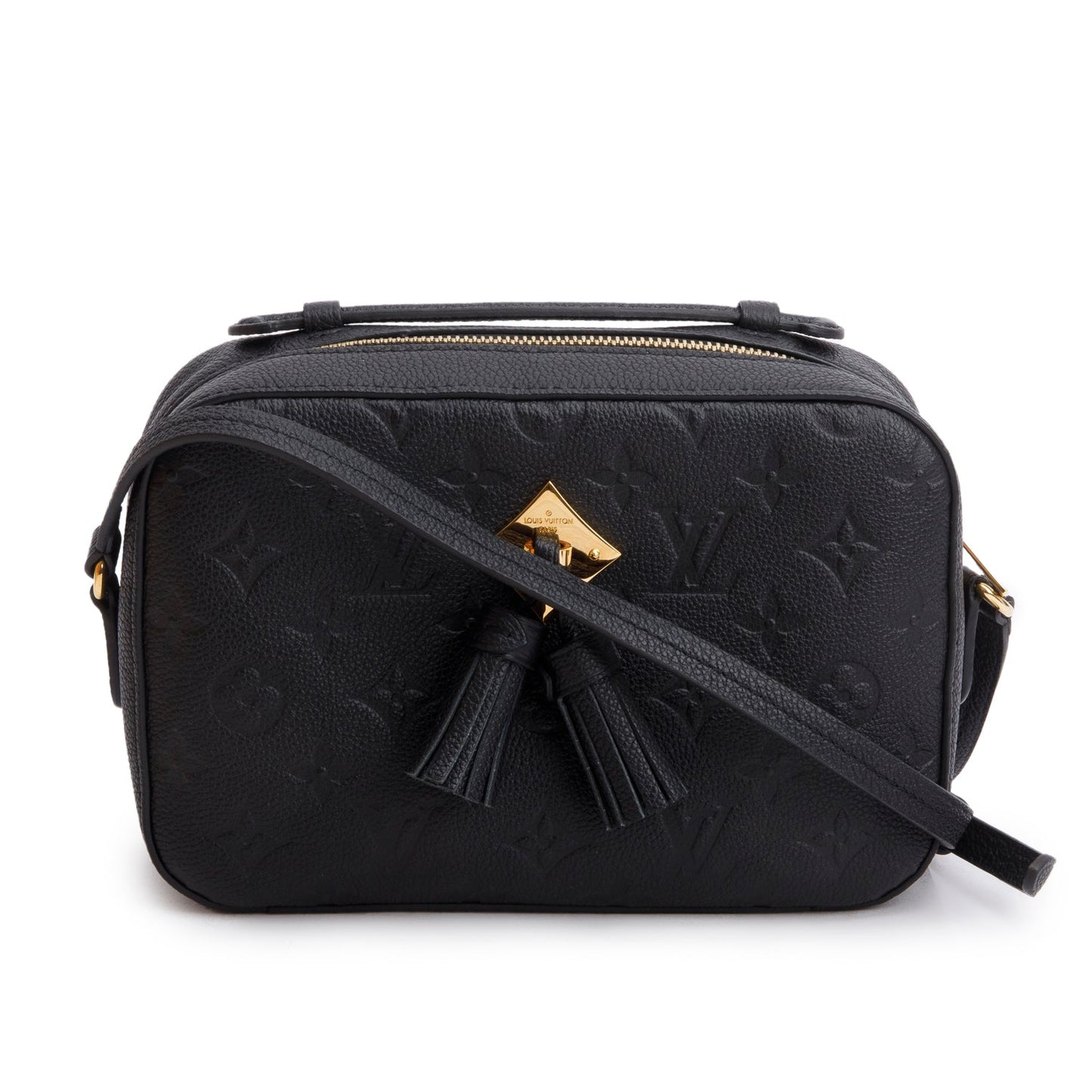 Louis Vuitton Black Monogram Saintonge Crossbody