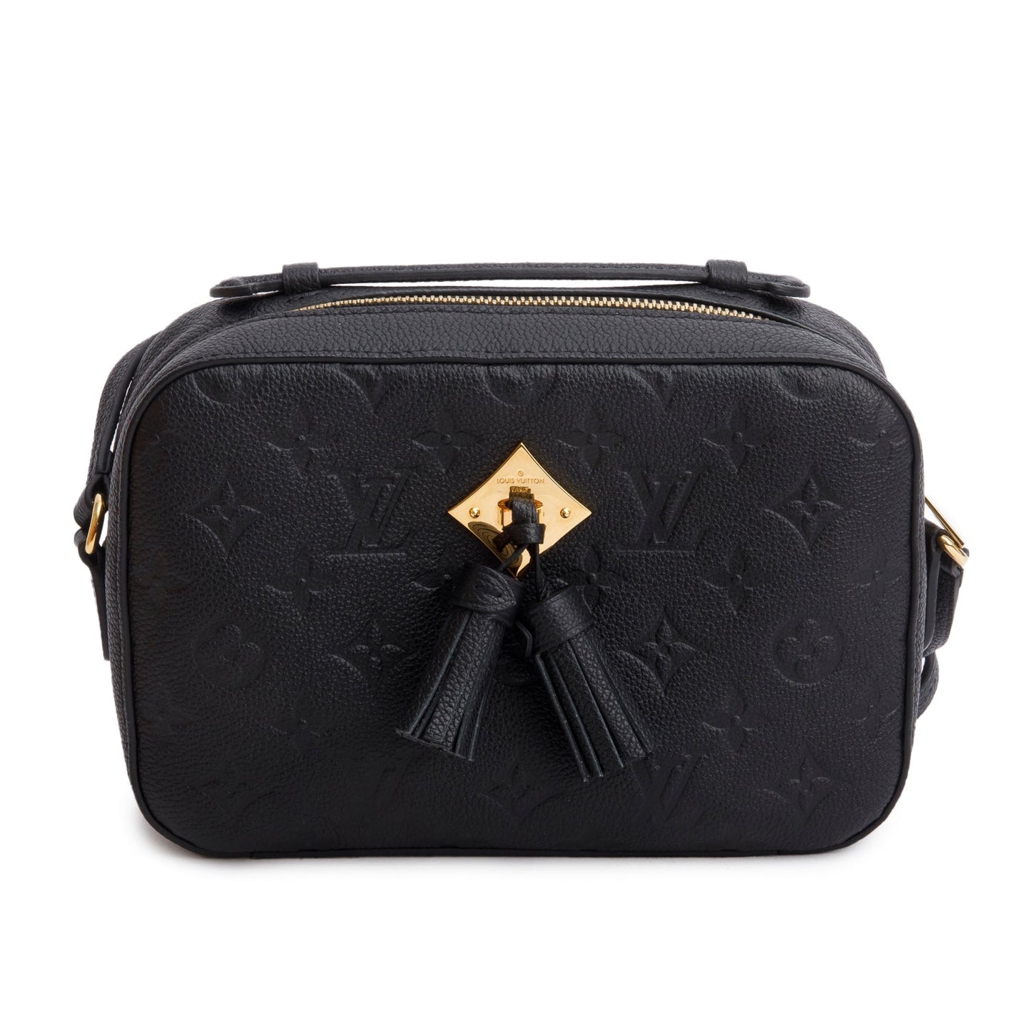 Louis Vuitton Black Monogram Saintonge Crossbody