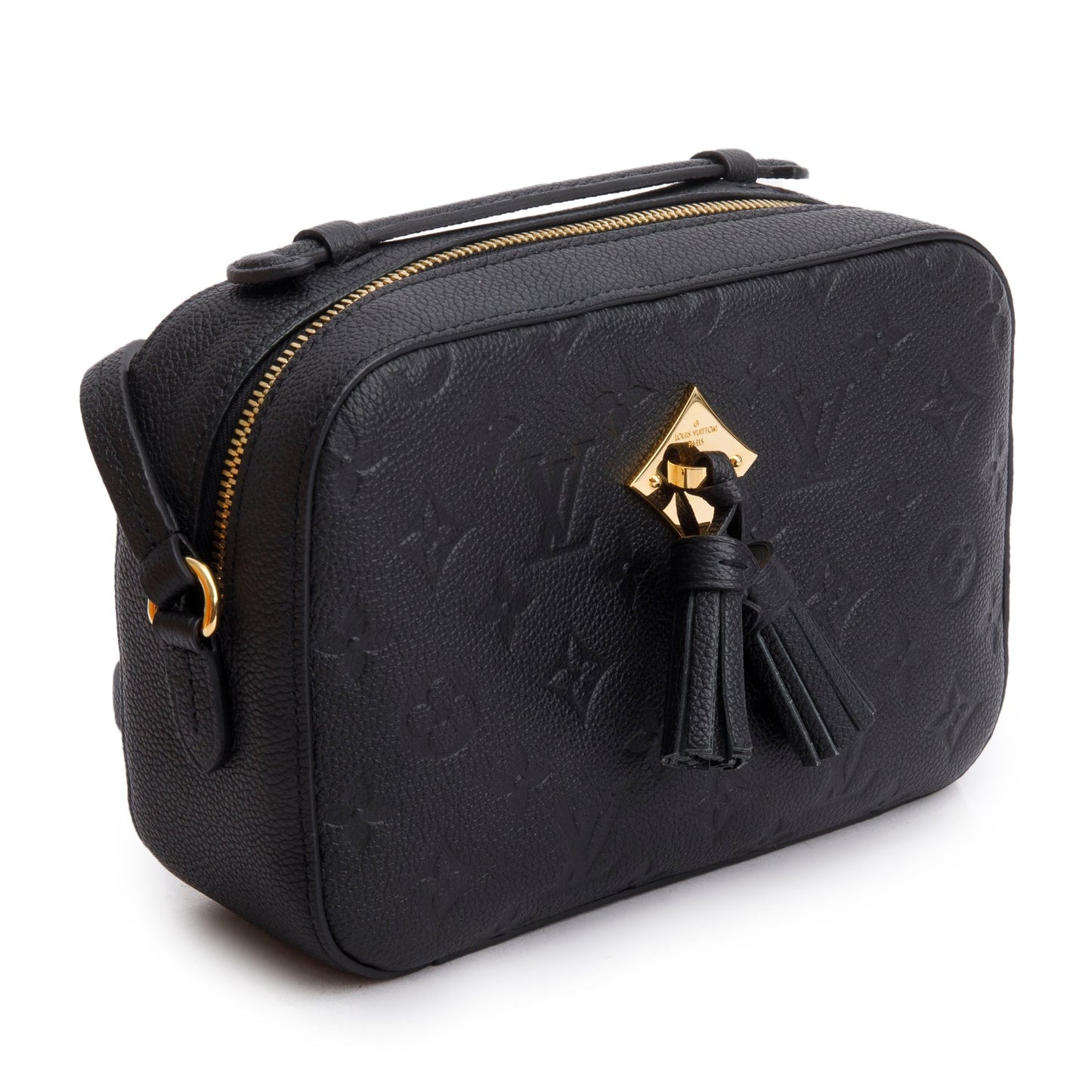 Louis Vuitton Black Monogram Saintonge Crossbody