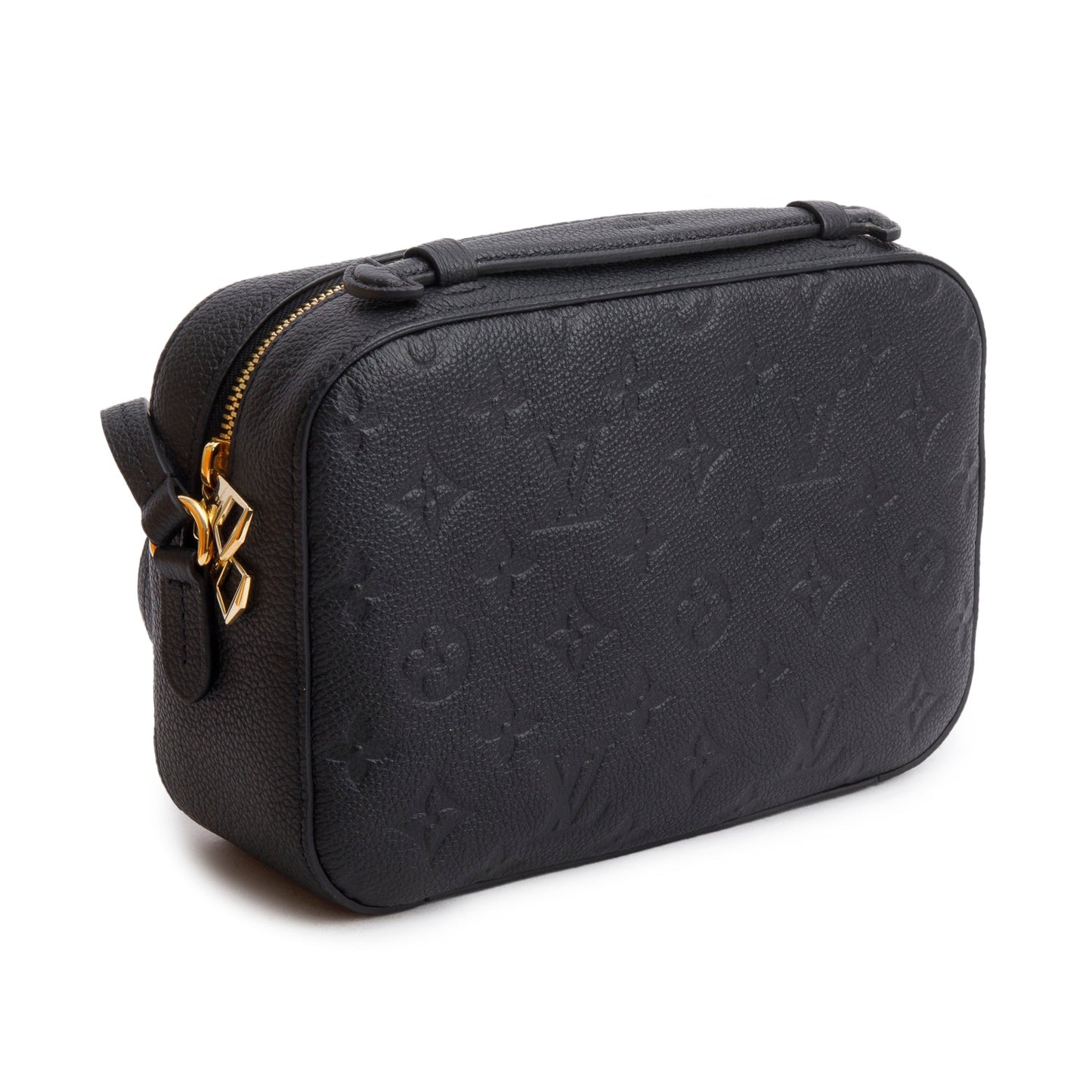 Louis Vuitton Black Monogram Saintonge Crossbody