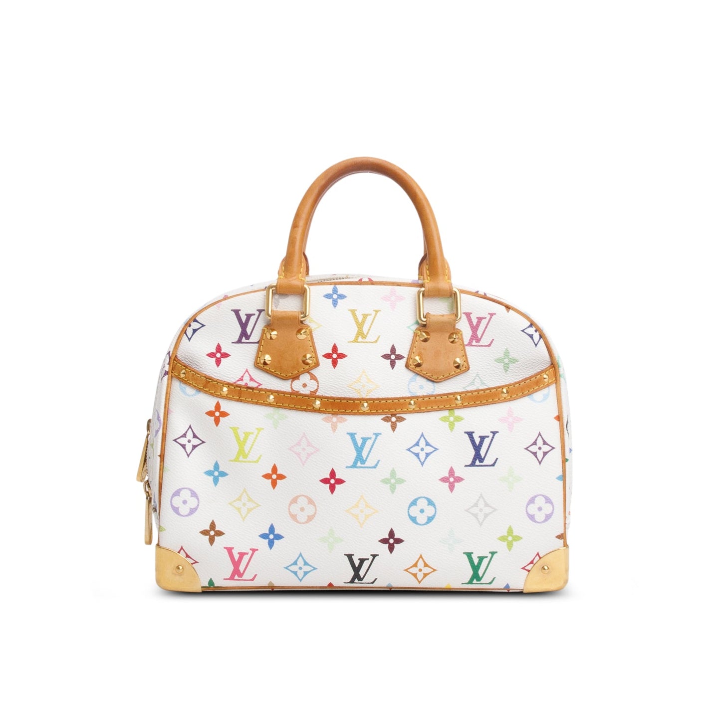 Louis Vuitton White Multicolore Monogram Trouville