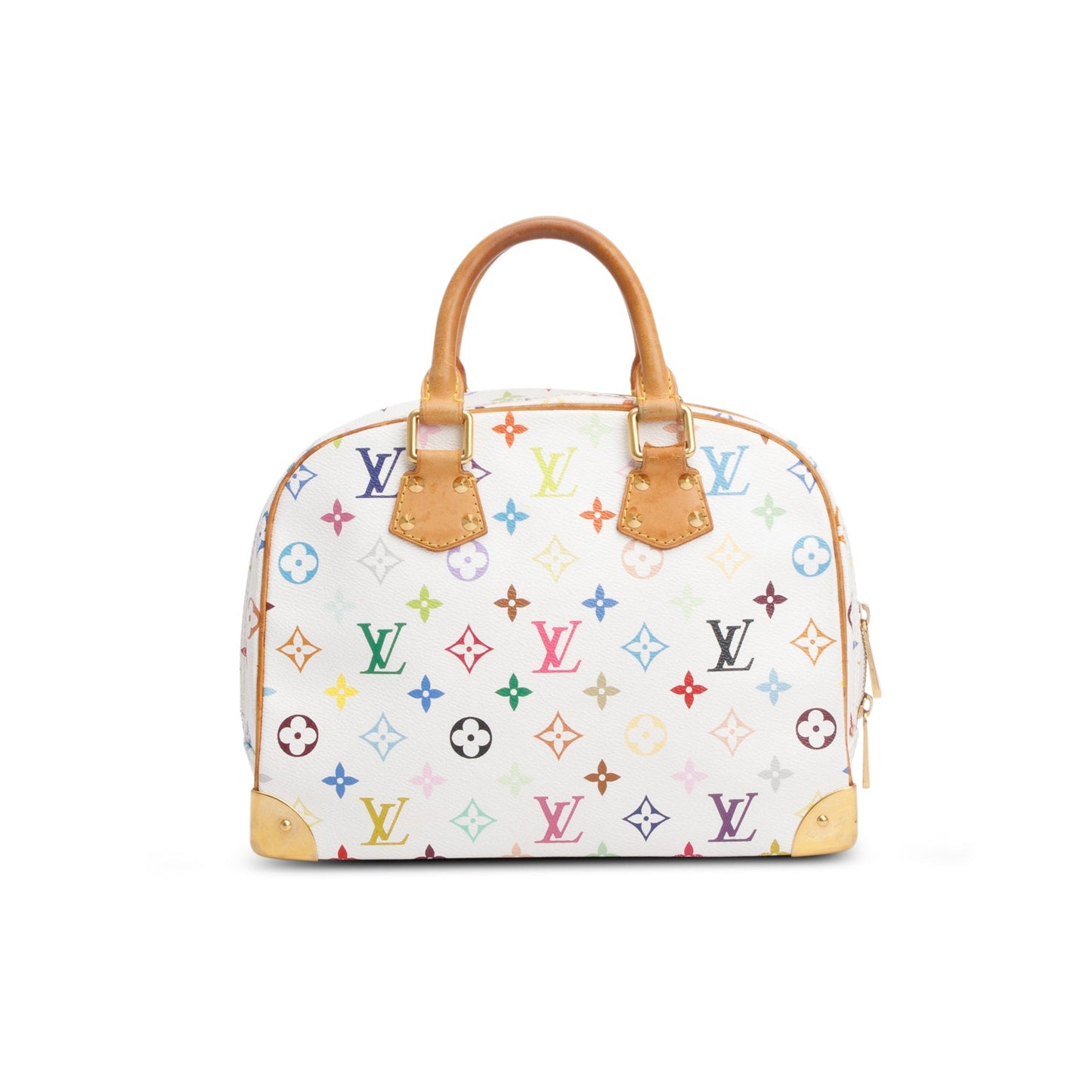 Louis Vuitton White Multicolore Monogram Trouville