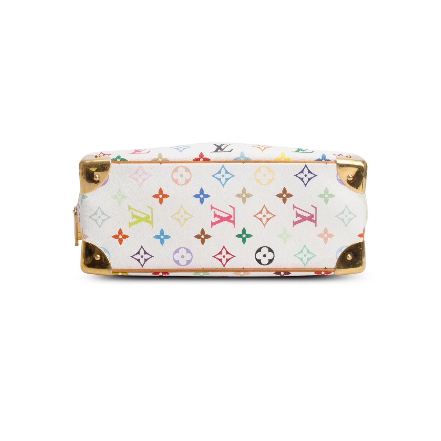 Louis Vuitton White Multicolore Monogram Trouville