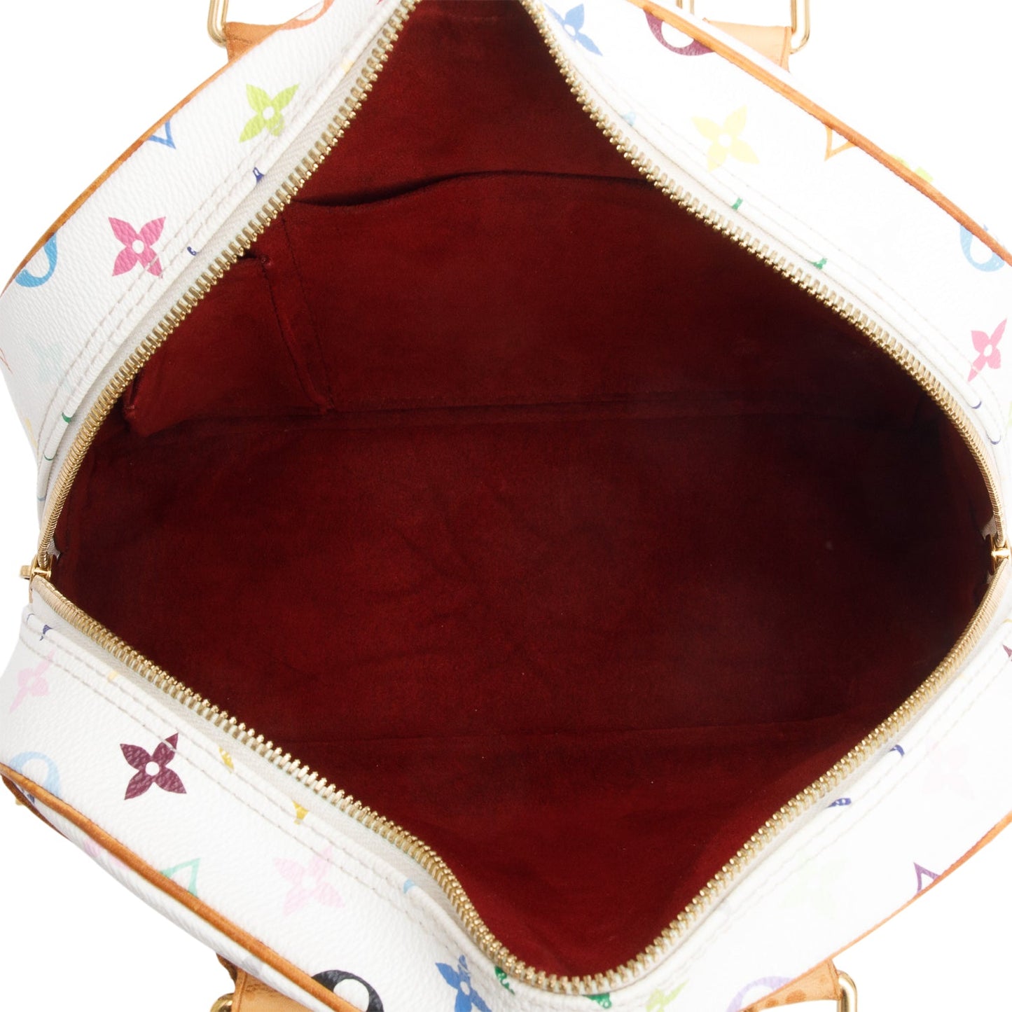 Louis Vuitton White Multicolore Monogram Trouville