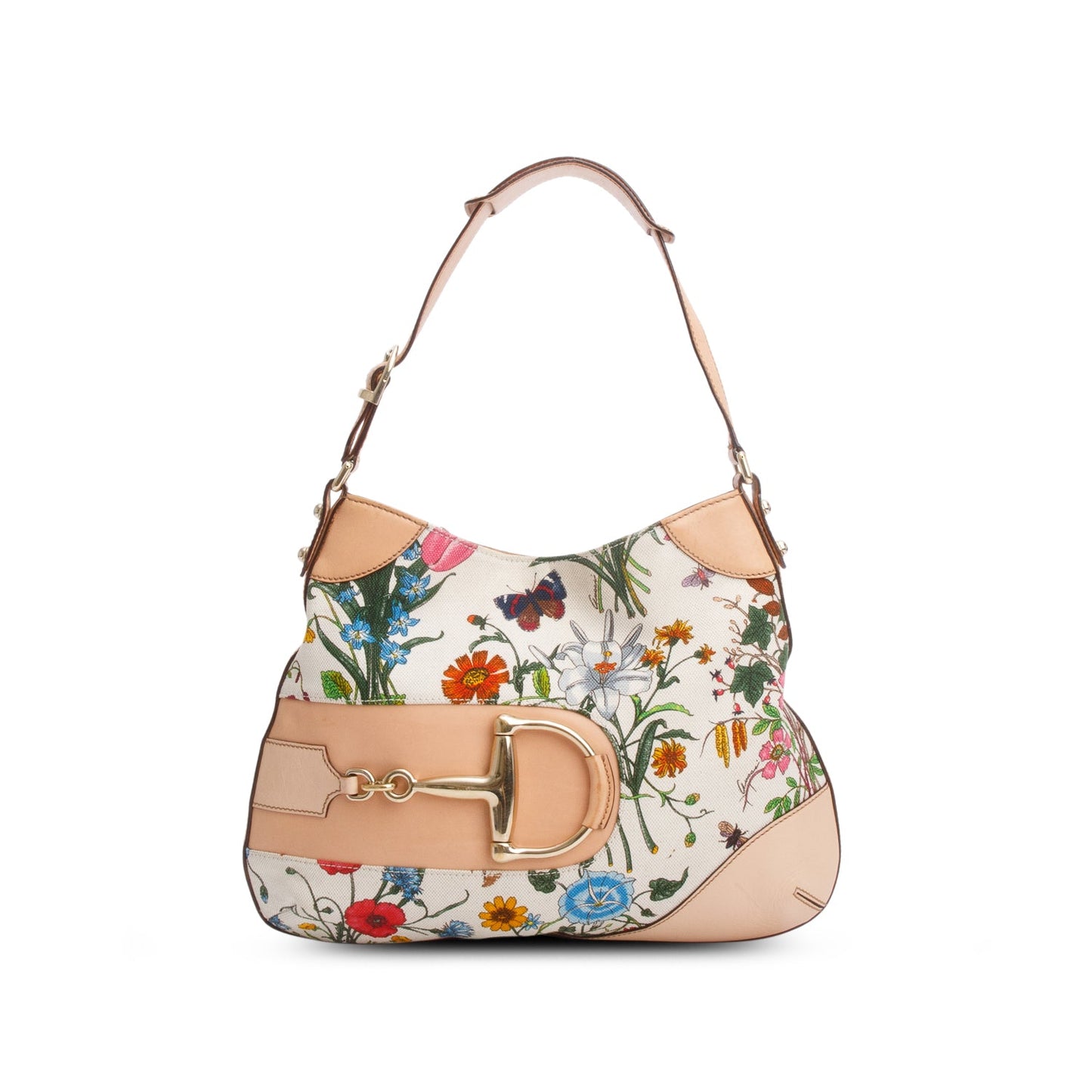 Gucci Multicolor Floral Flora Hasler Hobo