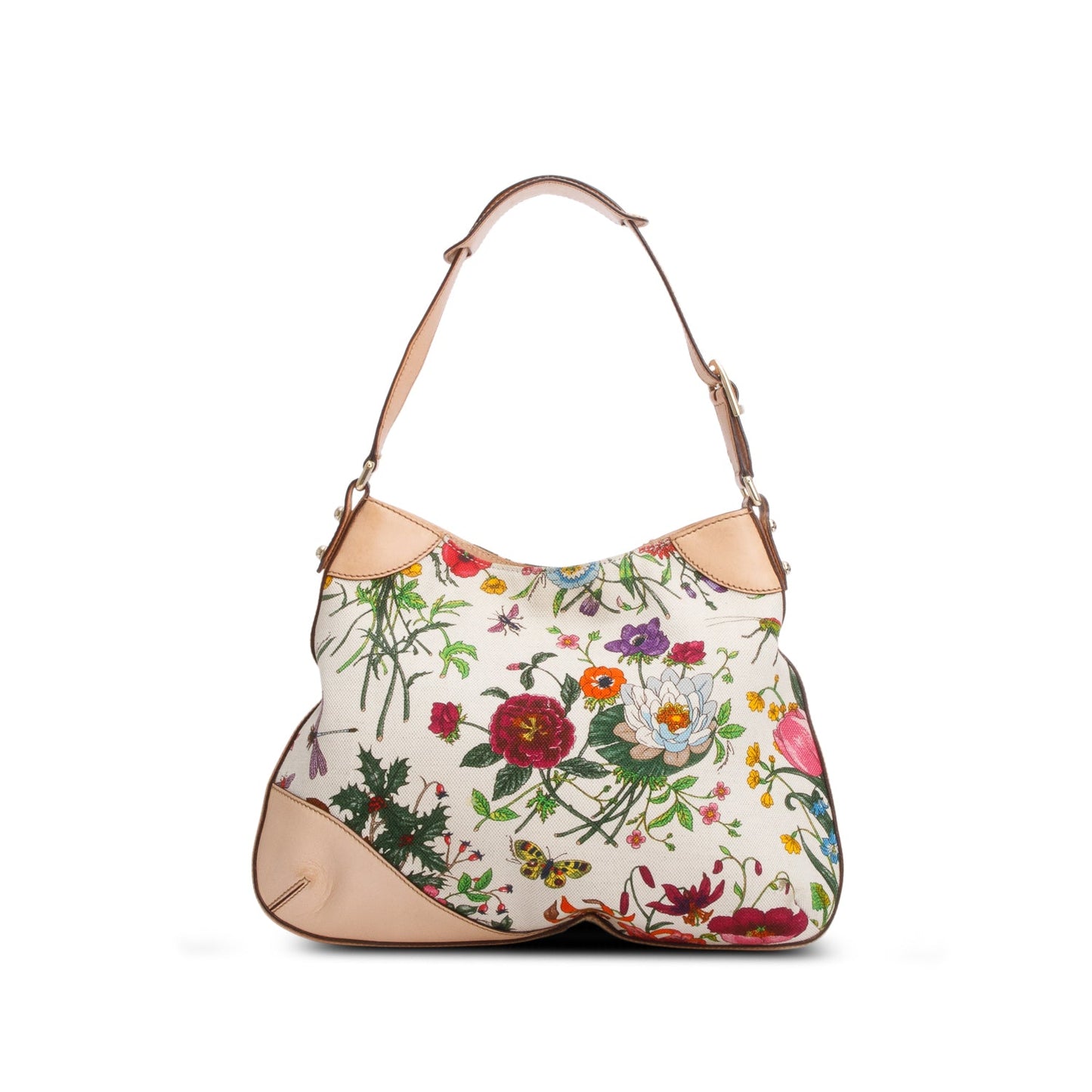 Gucci Multicolor Floral Flora Hasler Hobo
