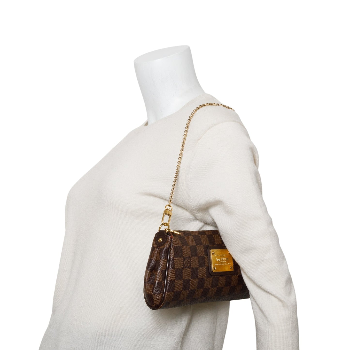 Louis Vuitton Damier Ebene Eva Clutch