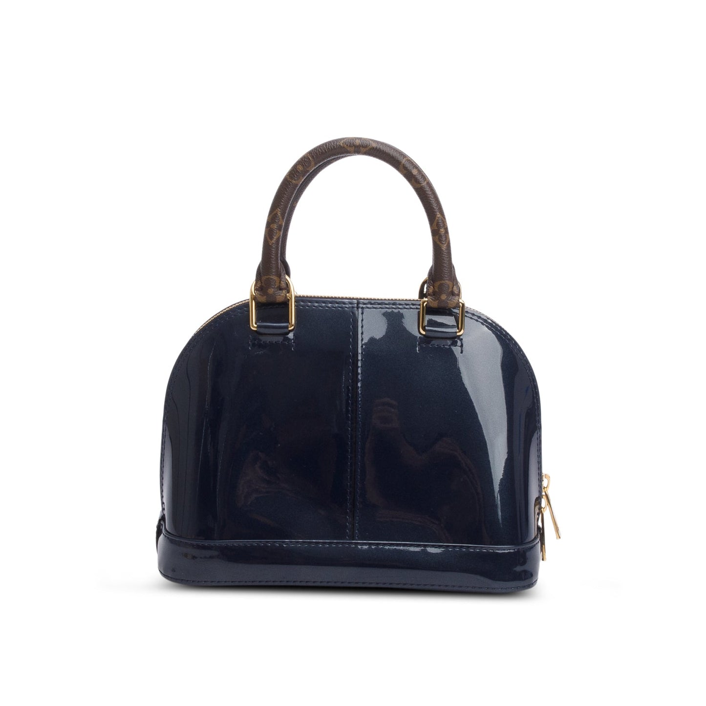 Louis Vuitton Blue Vernis Leather Miroir Alma BB