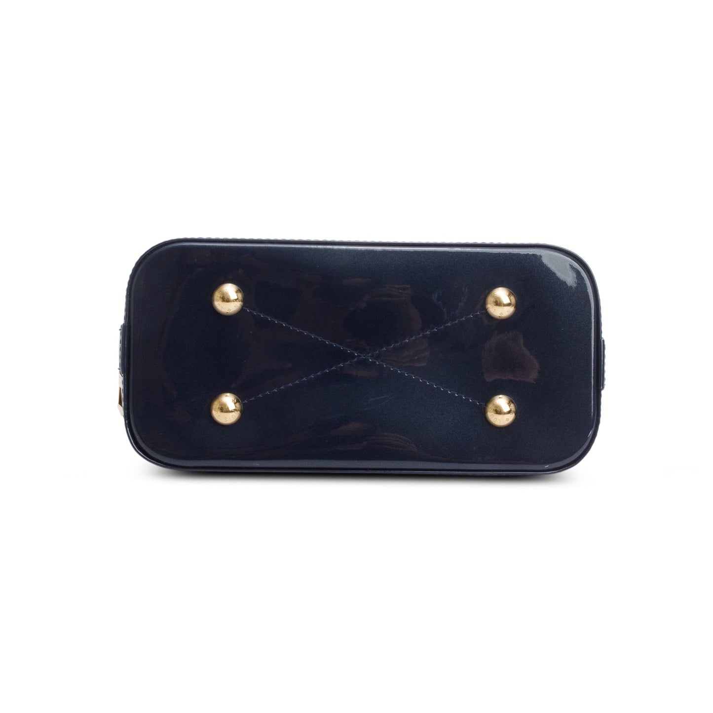 Louis Vuitton Blue Vernis Leather Miroir Alma BB