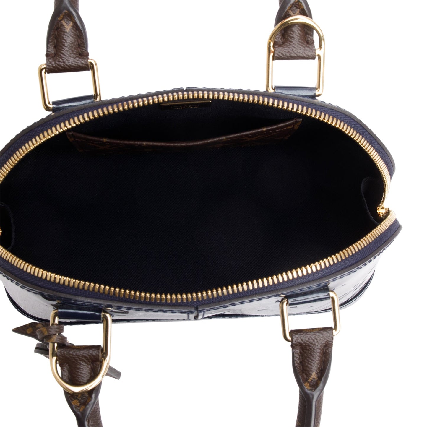 Louis Vuitton Blue Vernis Leather Miroir Alma BB