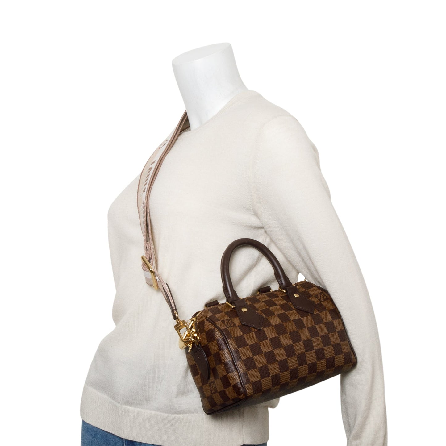 Louis Vuitton 2025 Damier Ebene Speedy Bandouliere 20