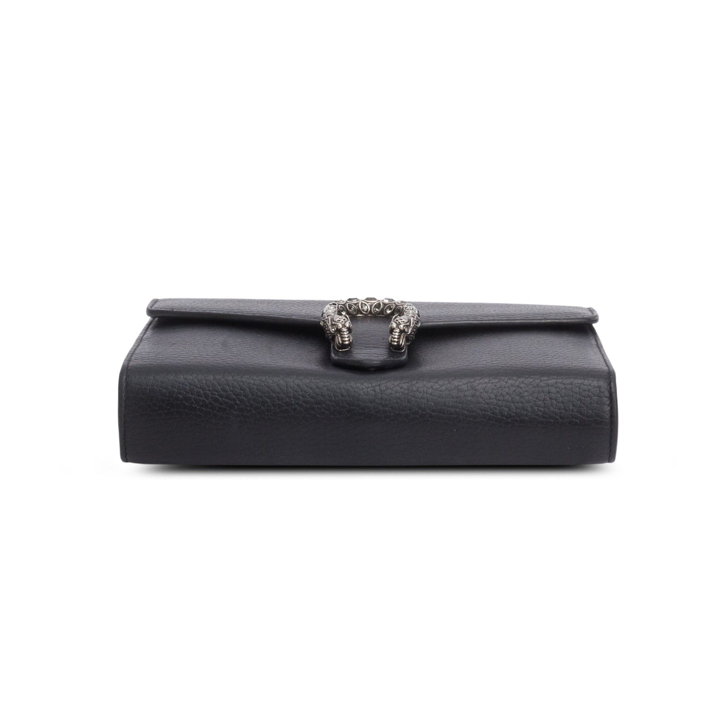 Gucci Black Calfskin Mini Dionysus Wallet on Chain