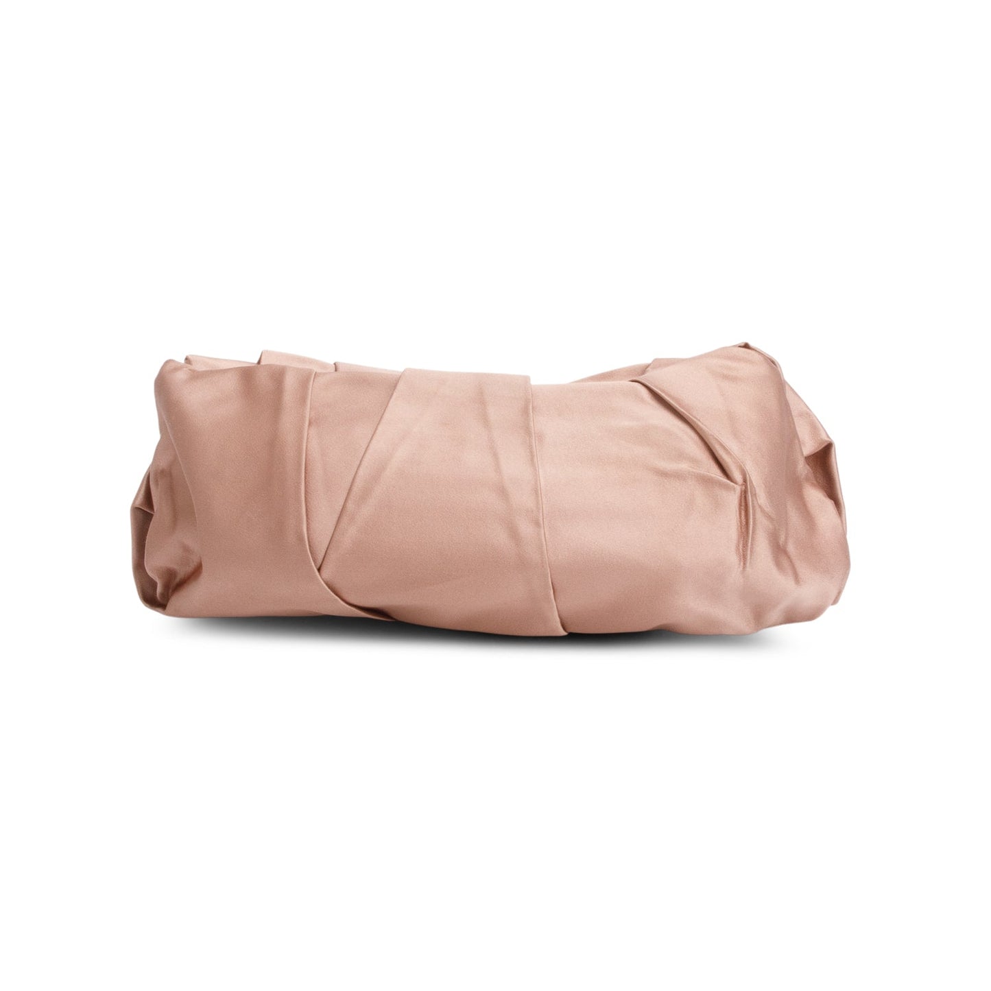 Prada Pink Satin Raso Frame Clutch