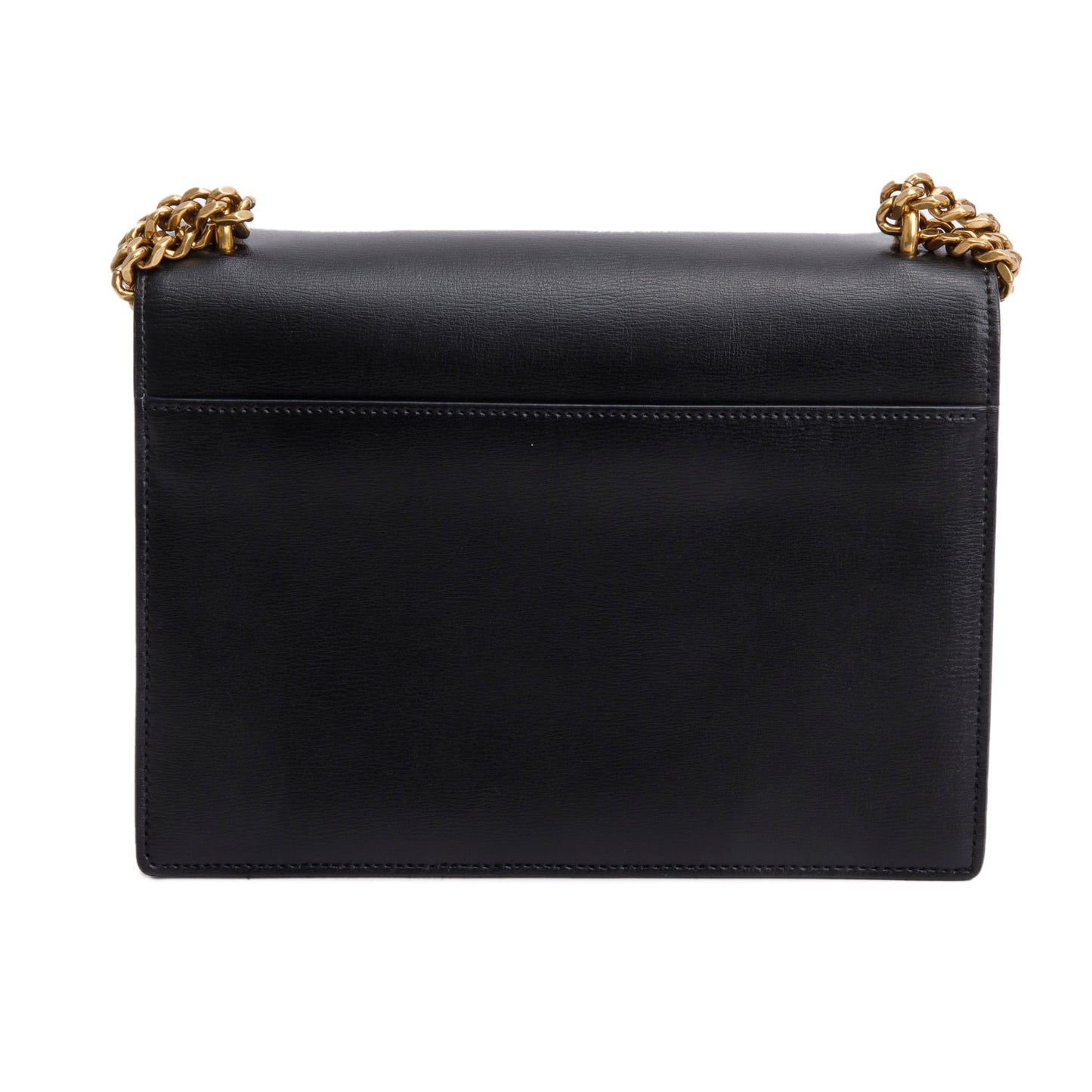 Saint Laurent 2021 Black Calfskin Leather Medium Sunset Shoulder Bag